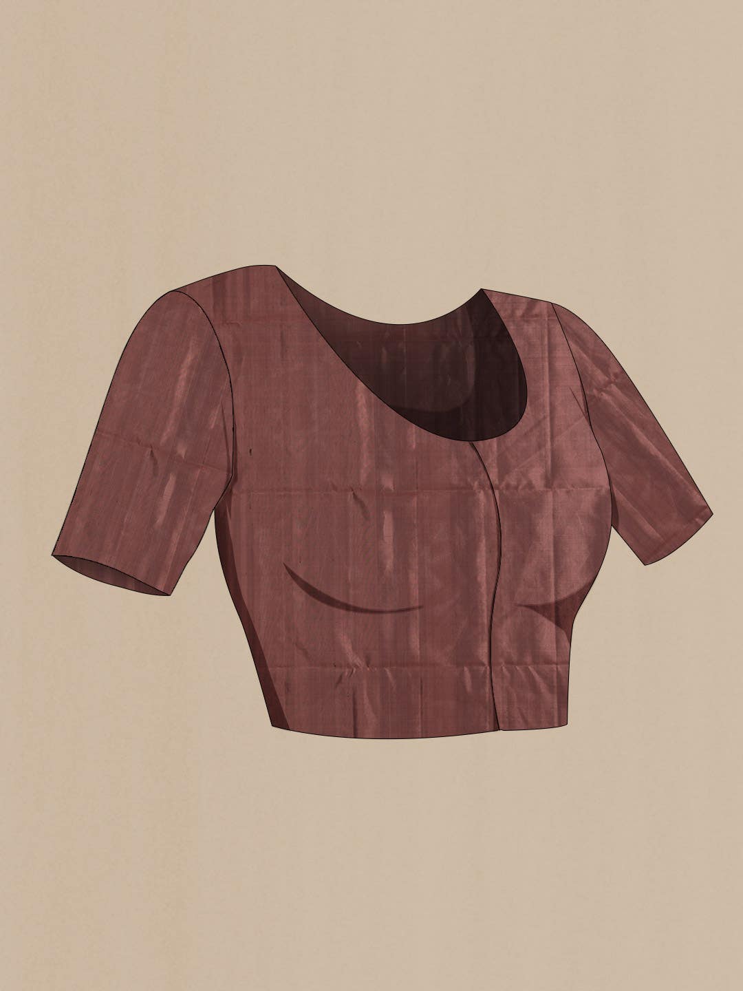 Brown Soft Silk Saree