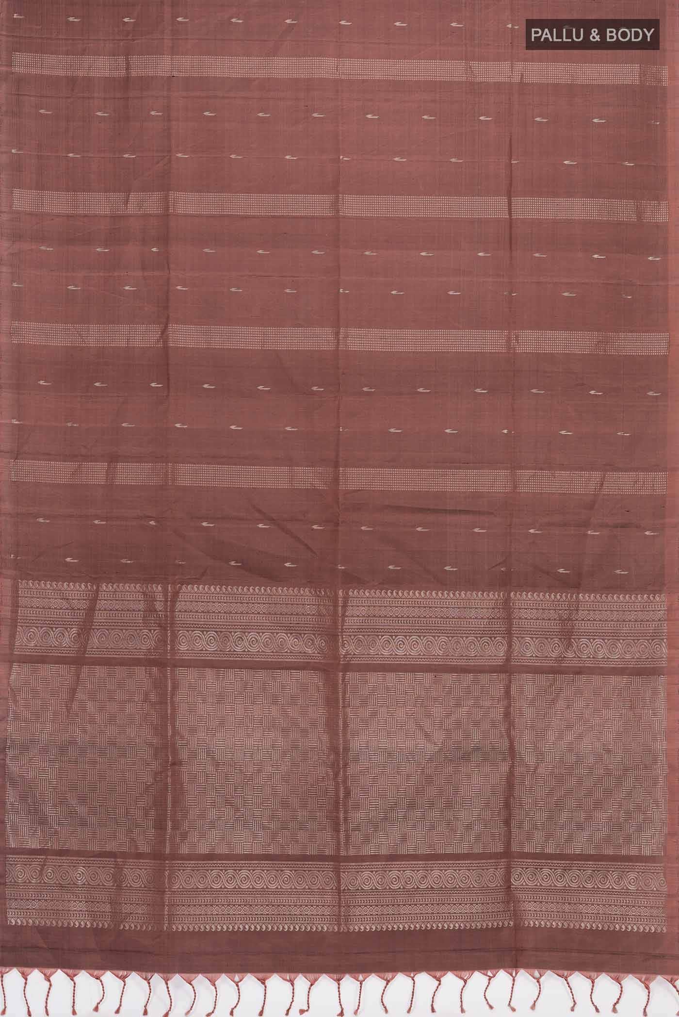 Brown Soft Silk Saree