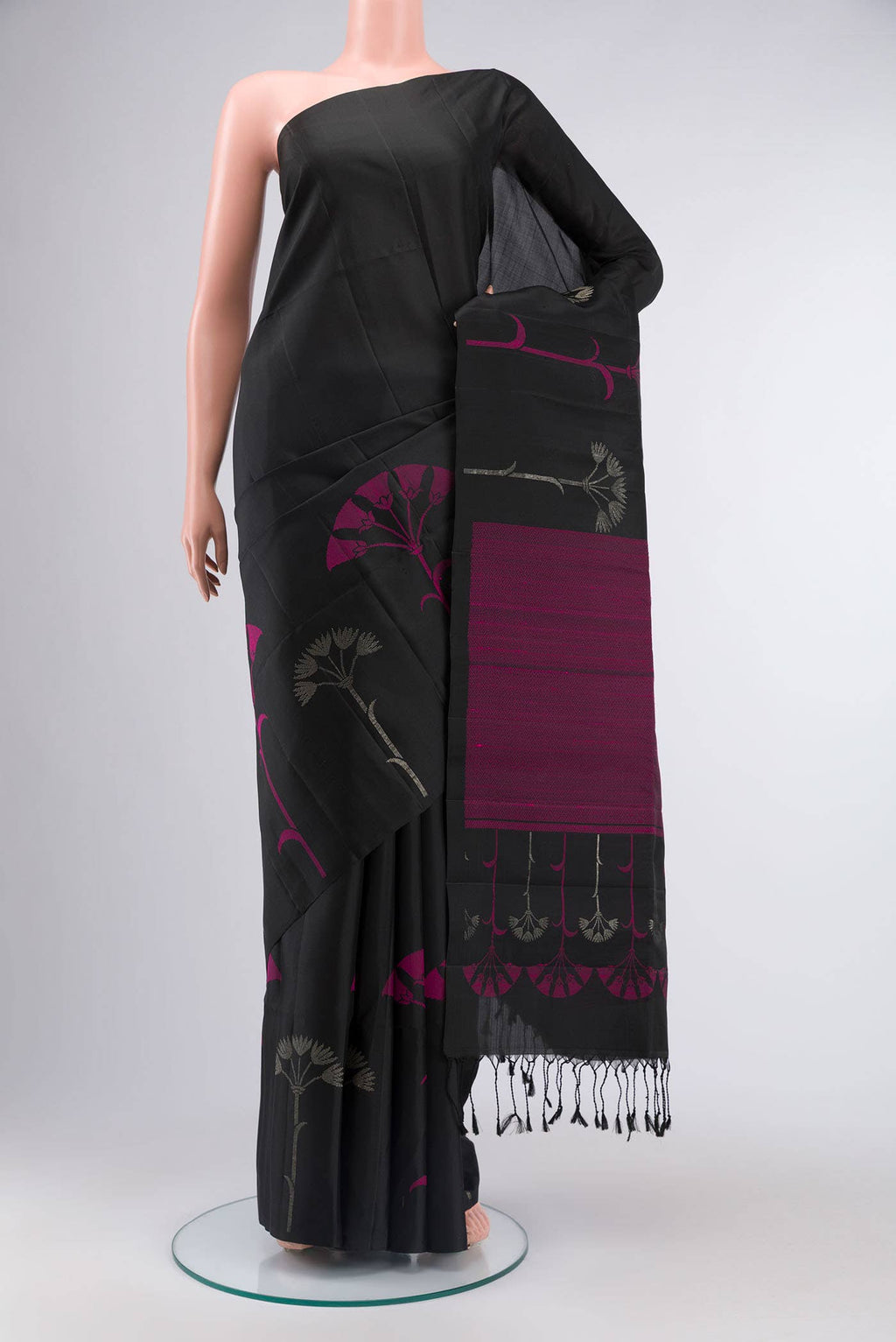 Black Soft Silk Saree