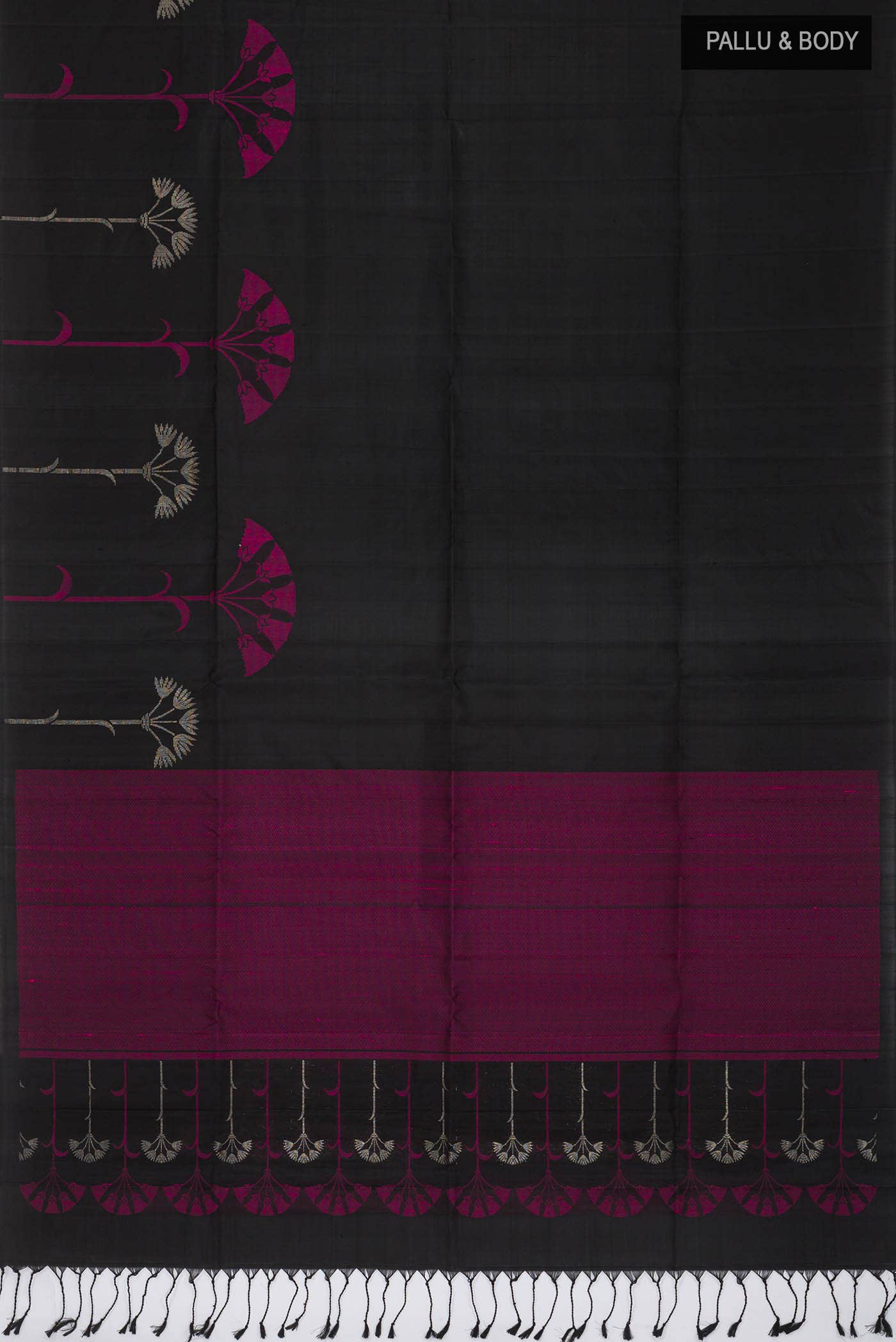 Black Soft Silk Saree