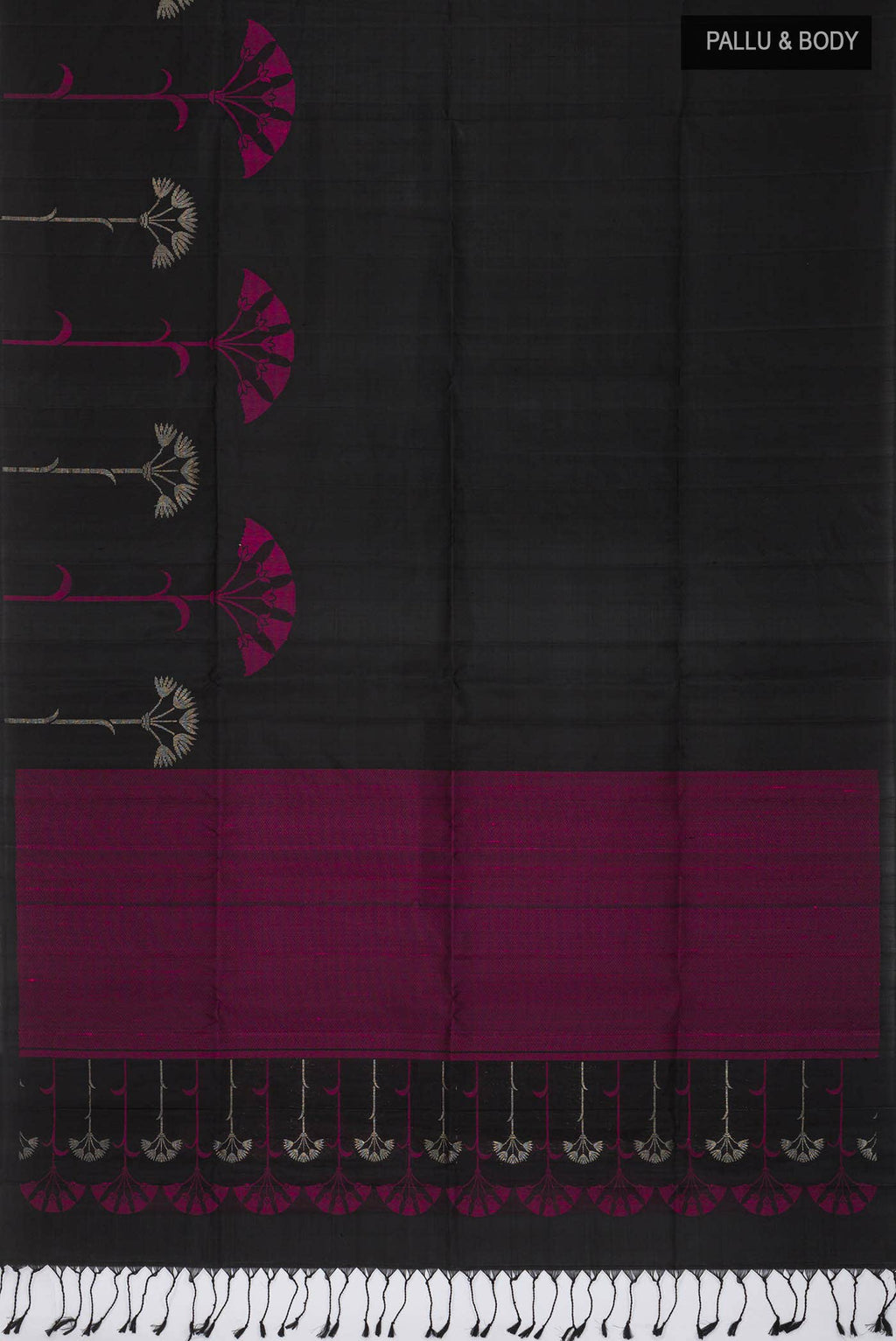 Black Soft Silk Saree