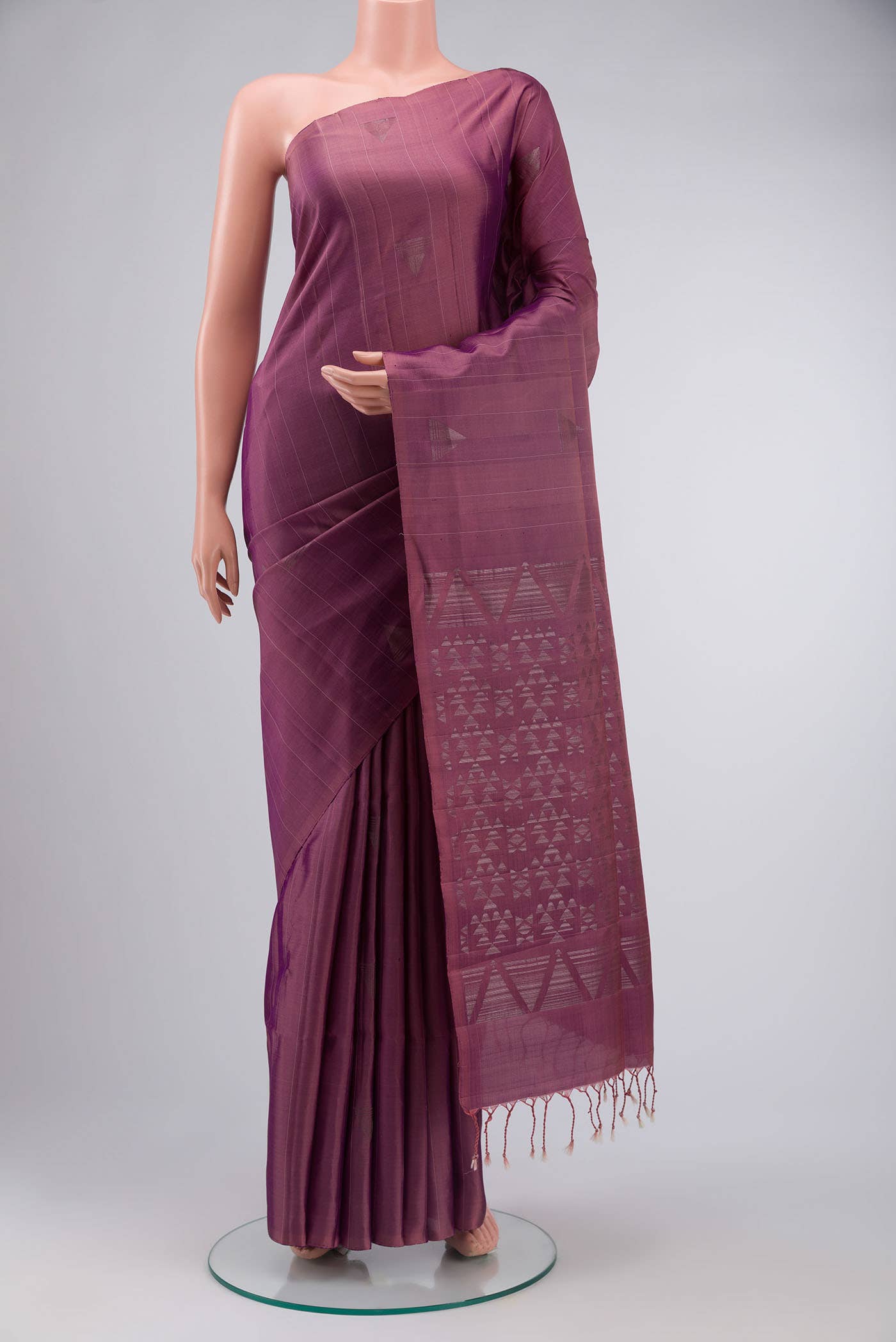 Purple Soft Silk Saree