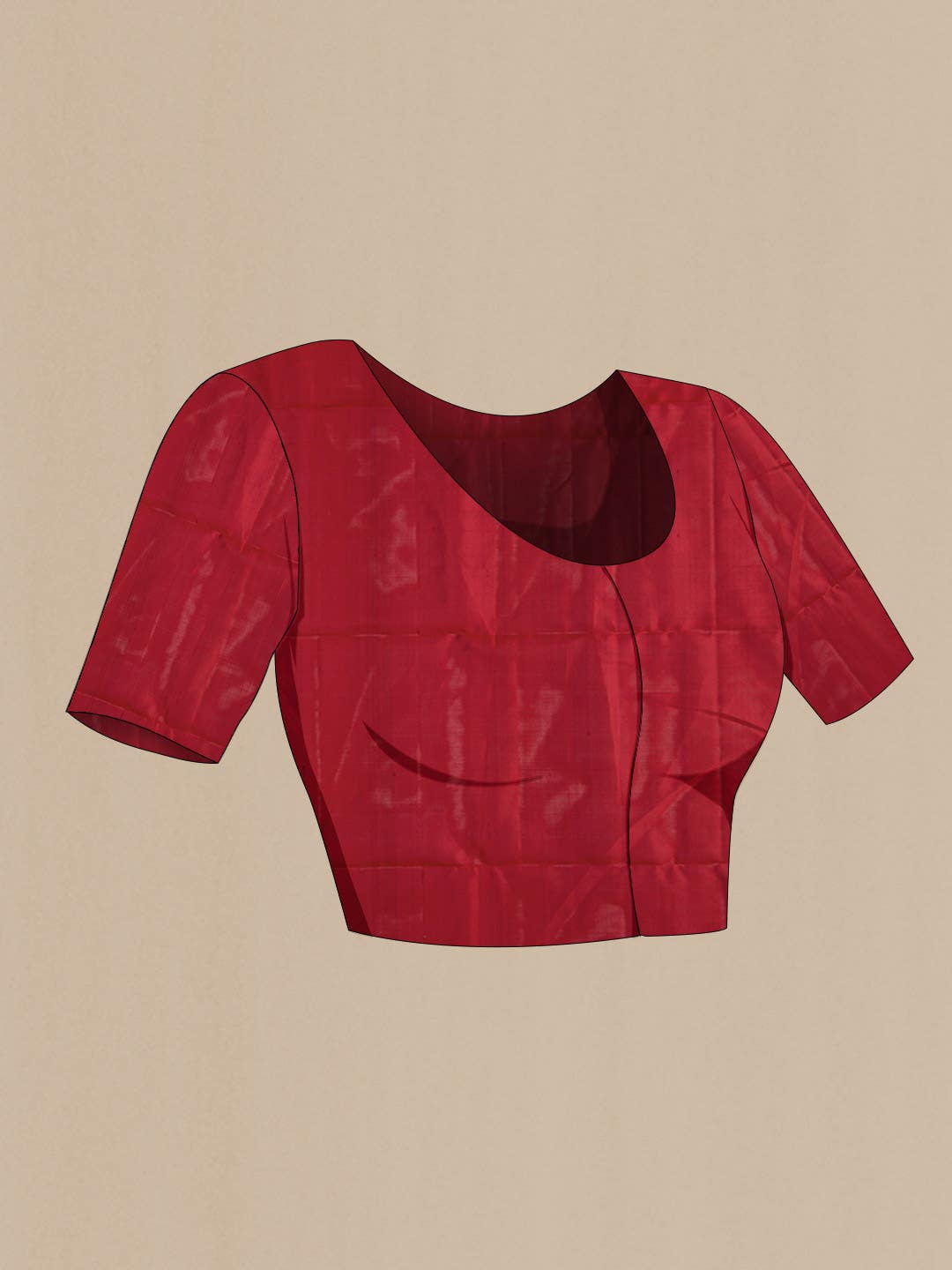 Maroon Soft Silk Saree