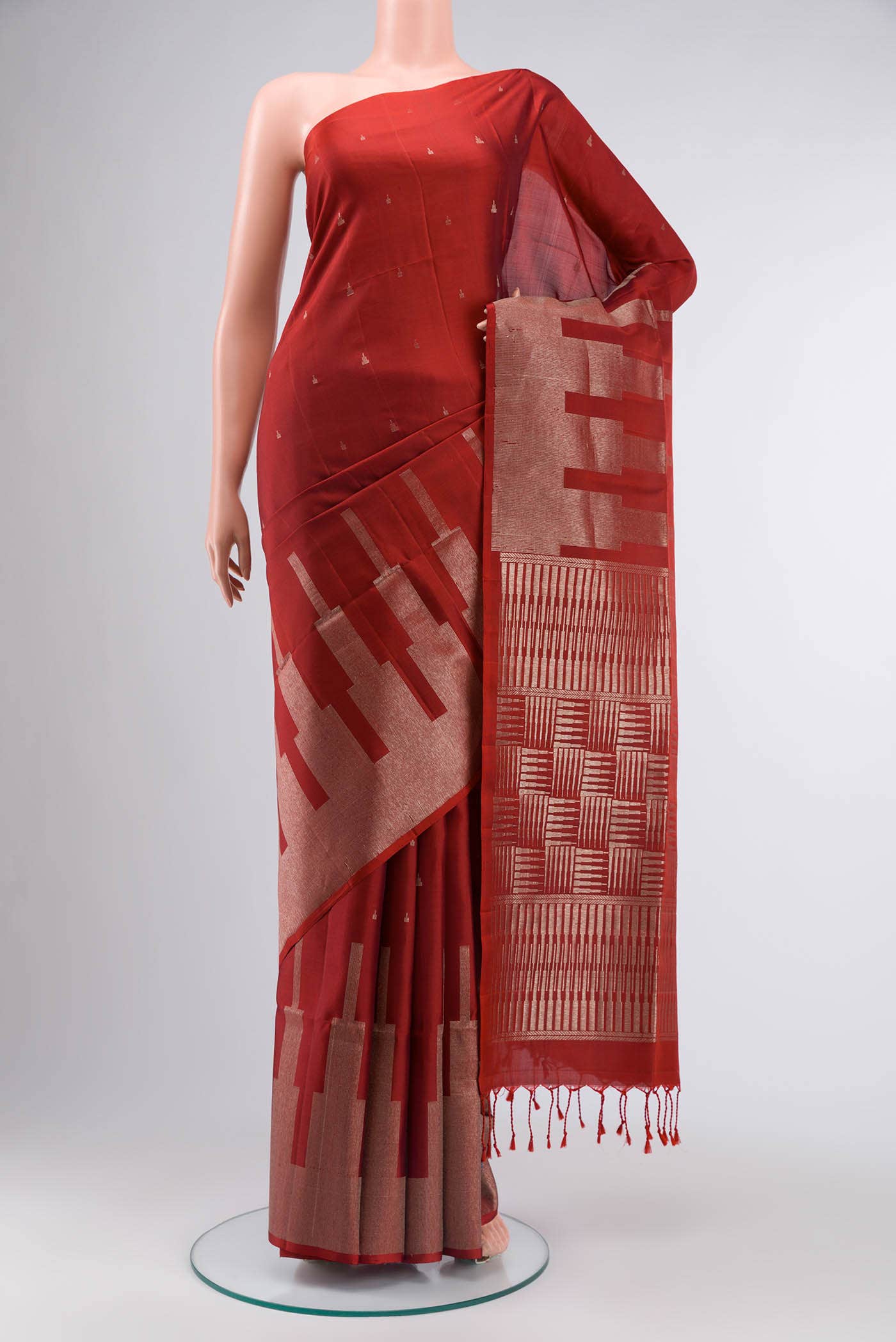 Maroon Soft Silk Saree