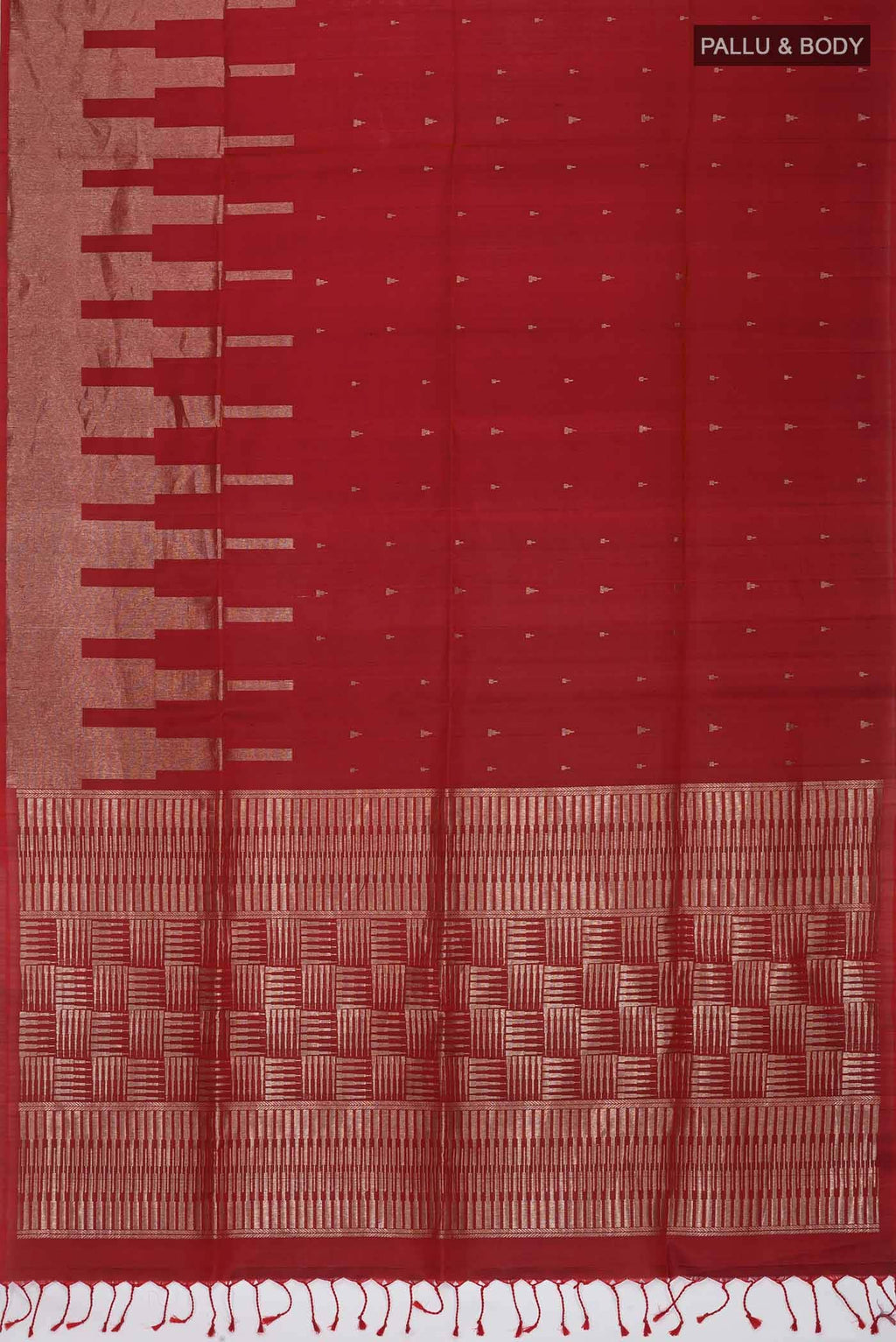 Maroon Soft Silk Saree