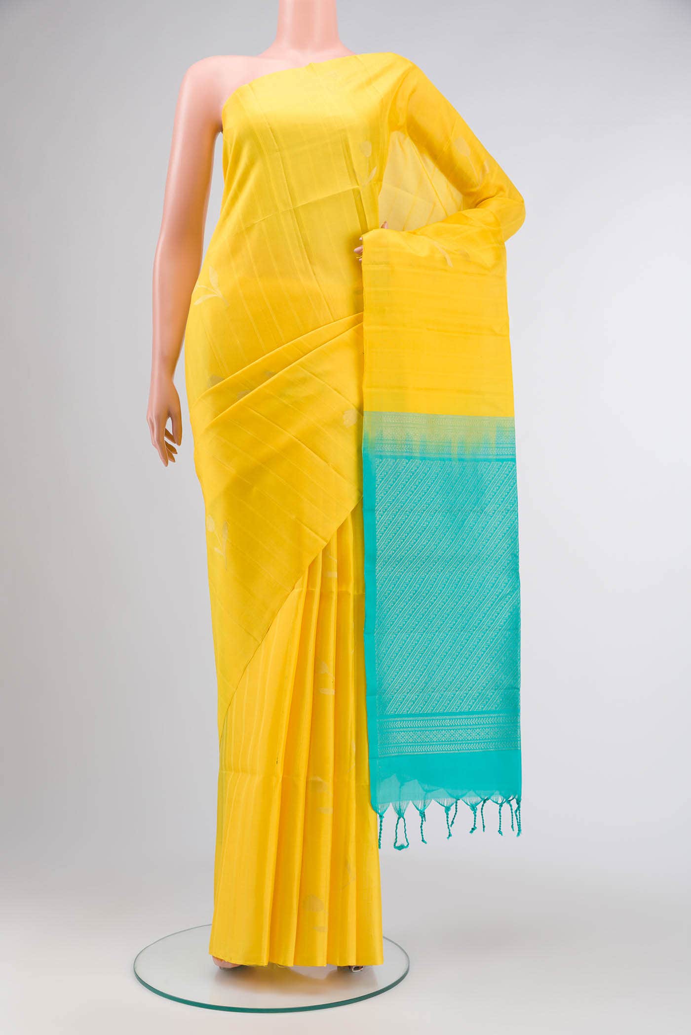 Yellow Soft Silk Saree