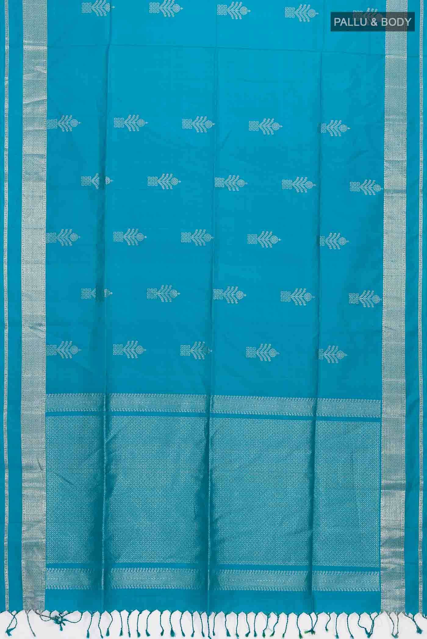 Blue Soft Silk Saree