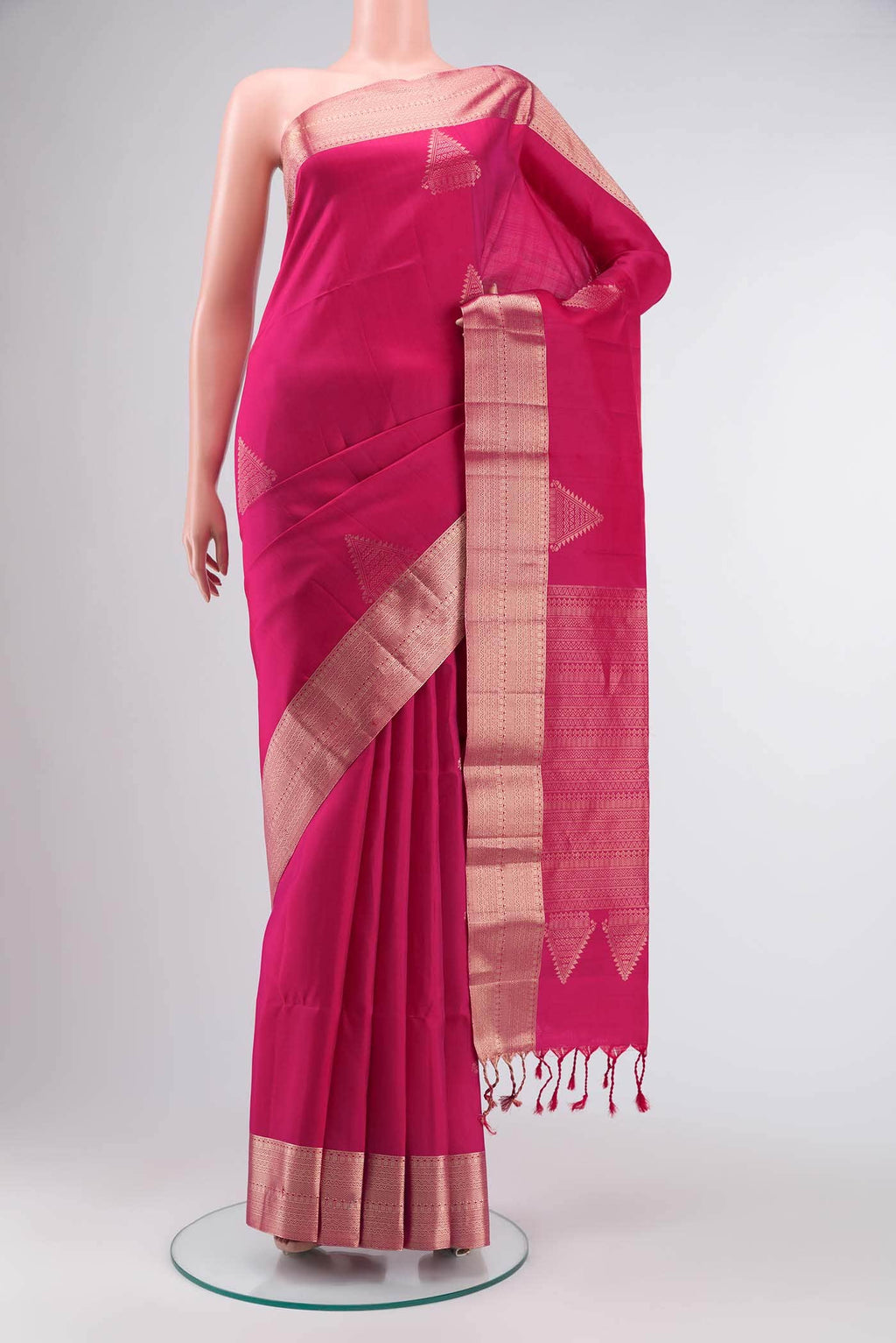 Pink Soft Silk Saree
