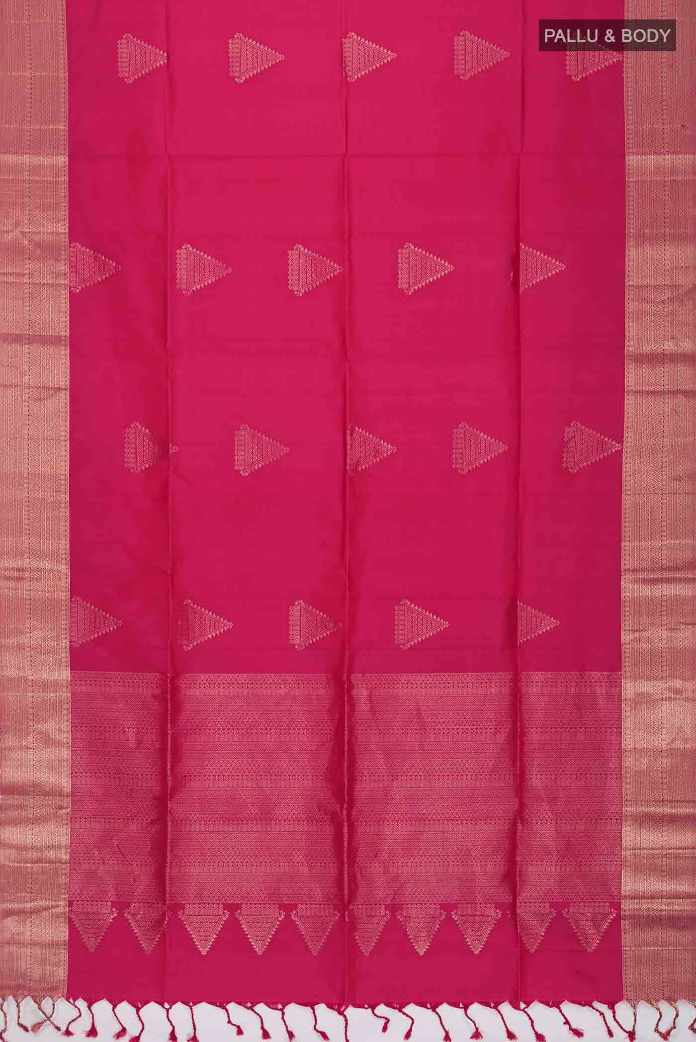 Pink Soft Silk Saree