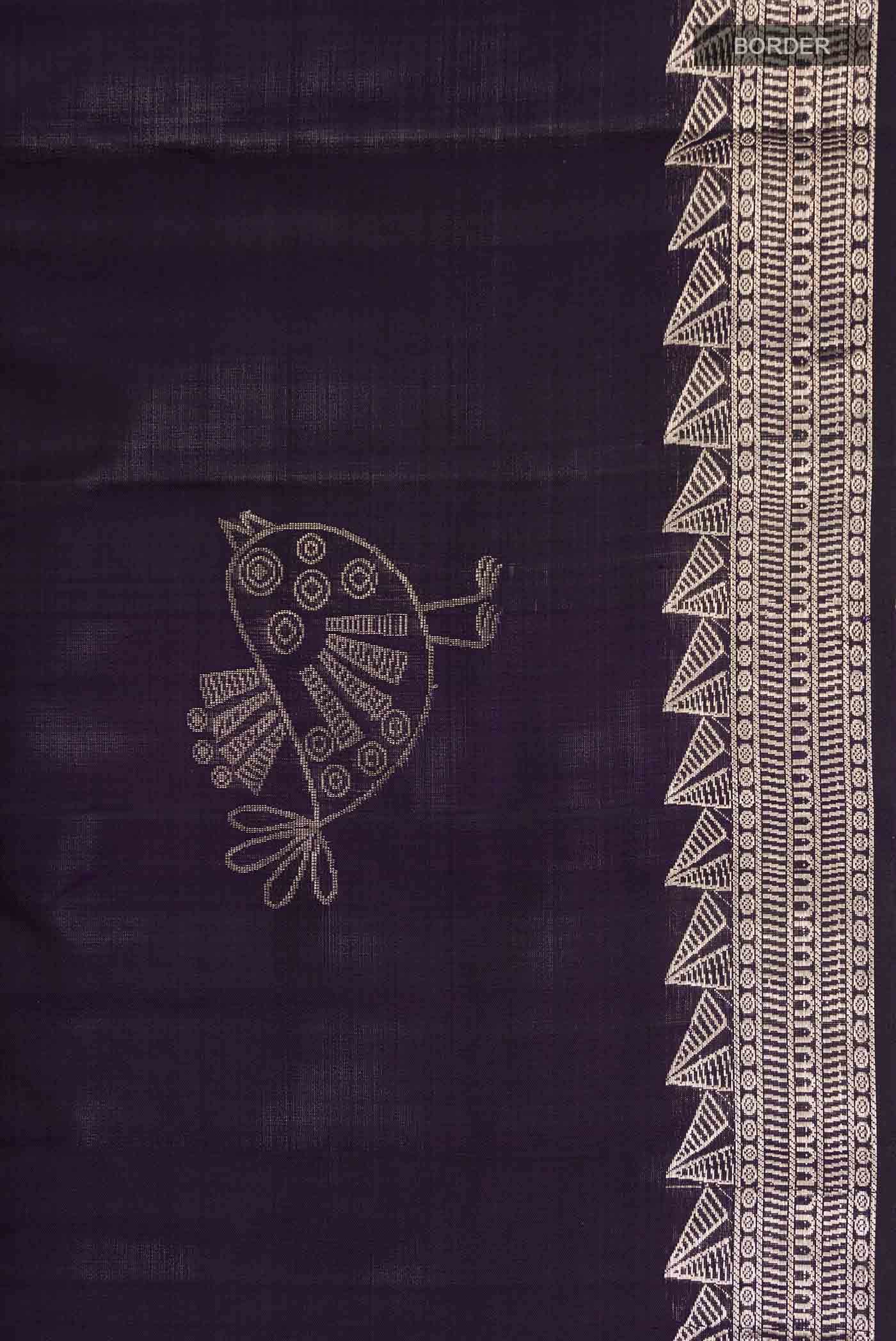 Navy Blue Soft Silk Saree