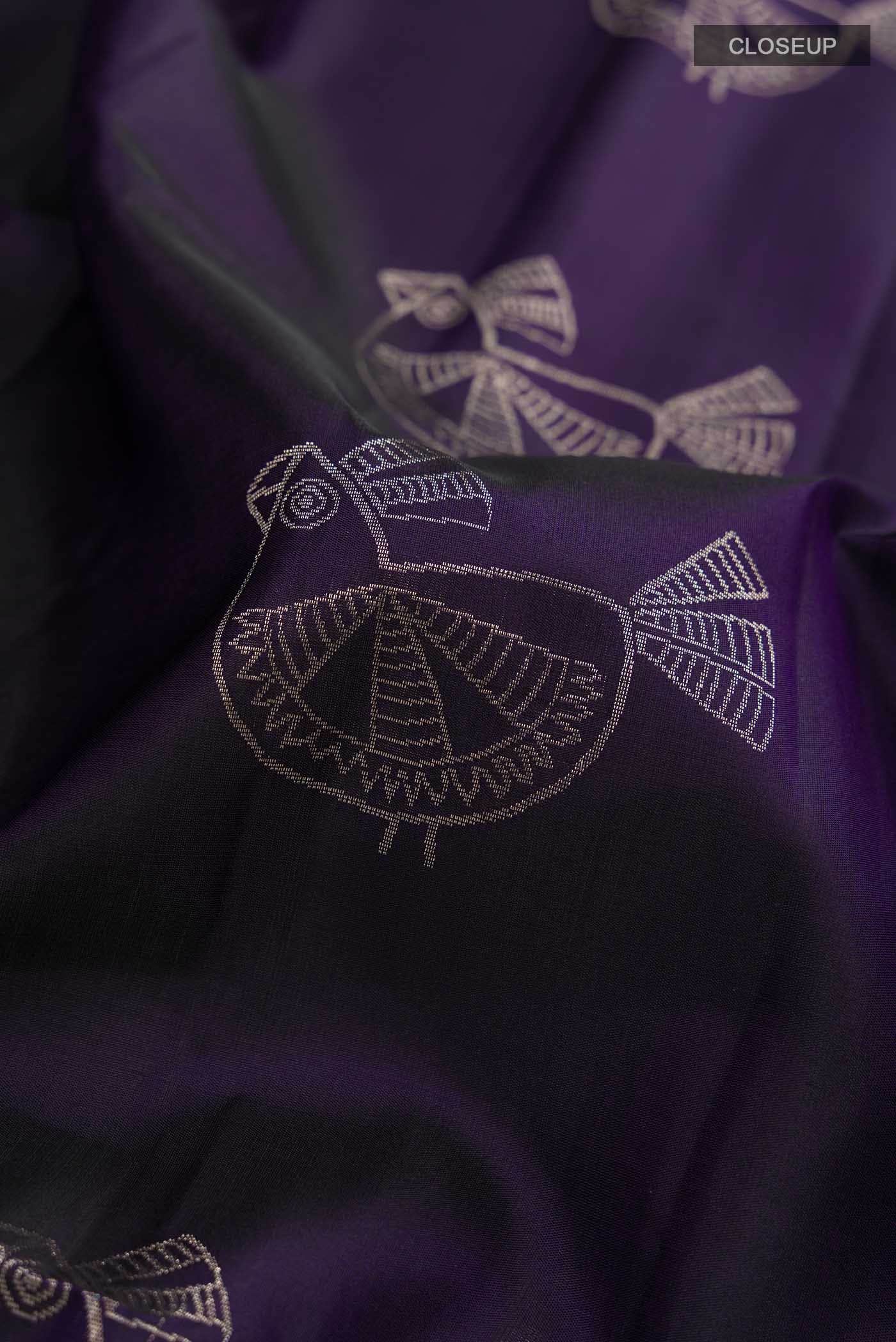 Navy Blue Soft Silk Saree