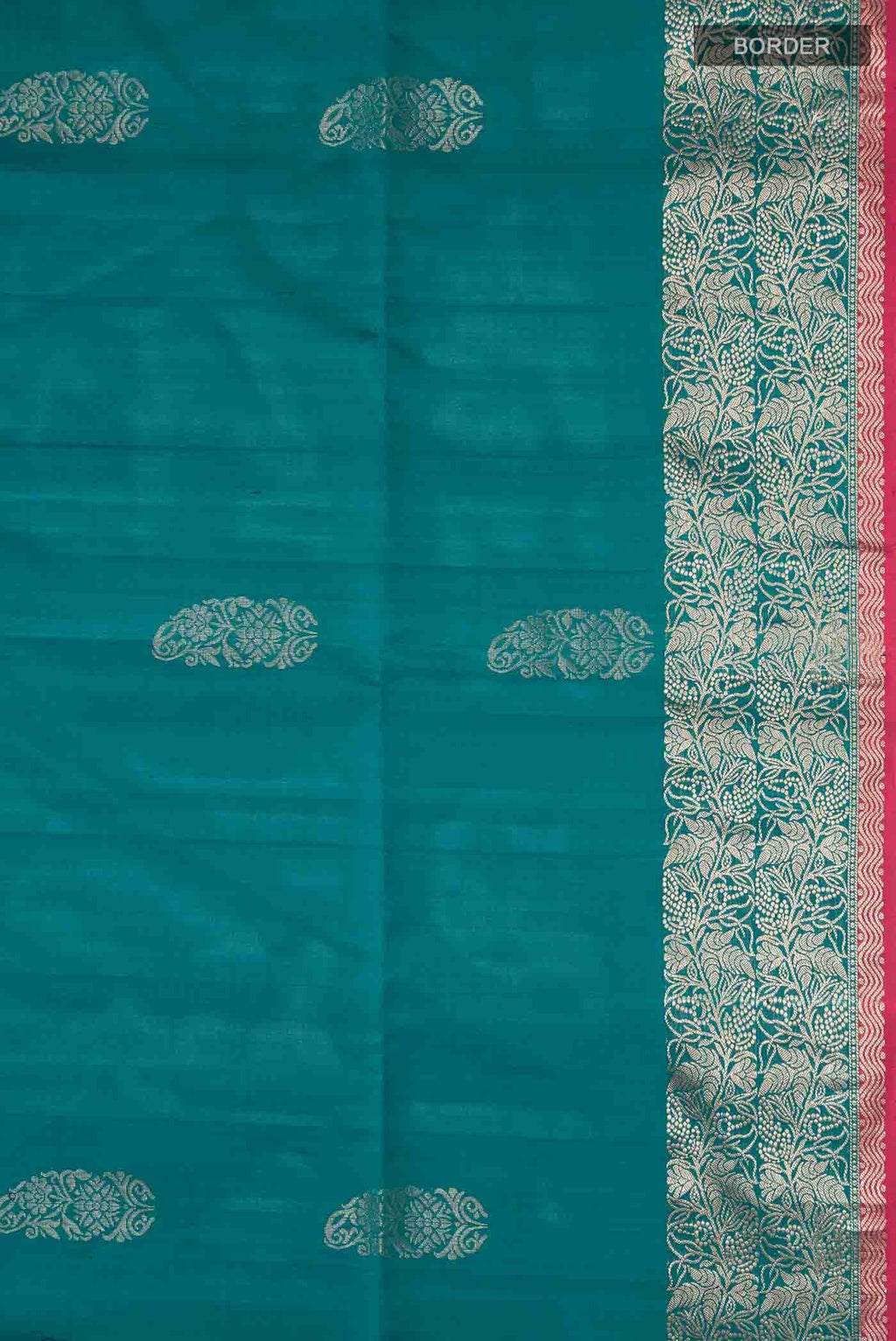 Teal Soft Silk Saree