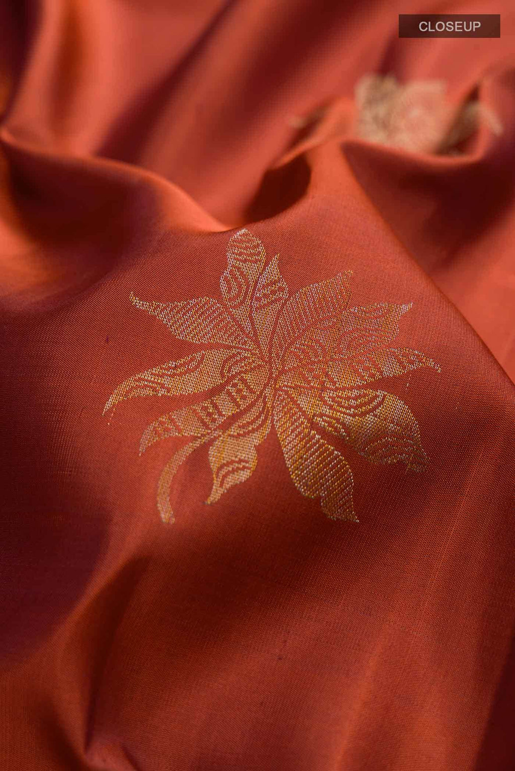 Rust Soft Silk Saree