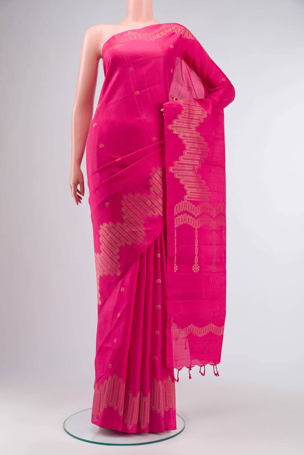 Pink Soft Silk Saree
