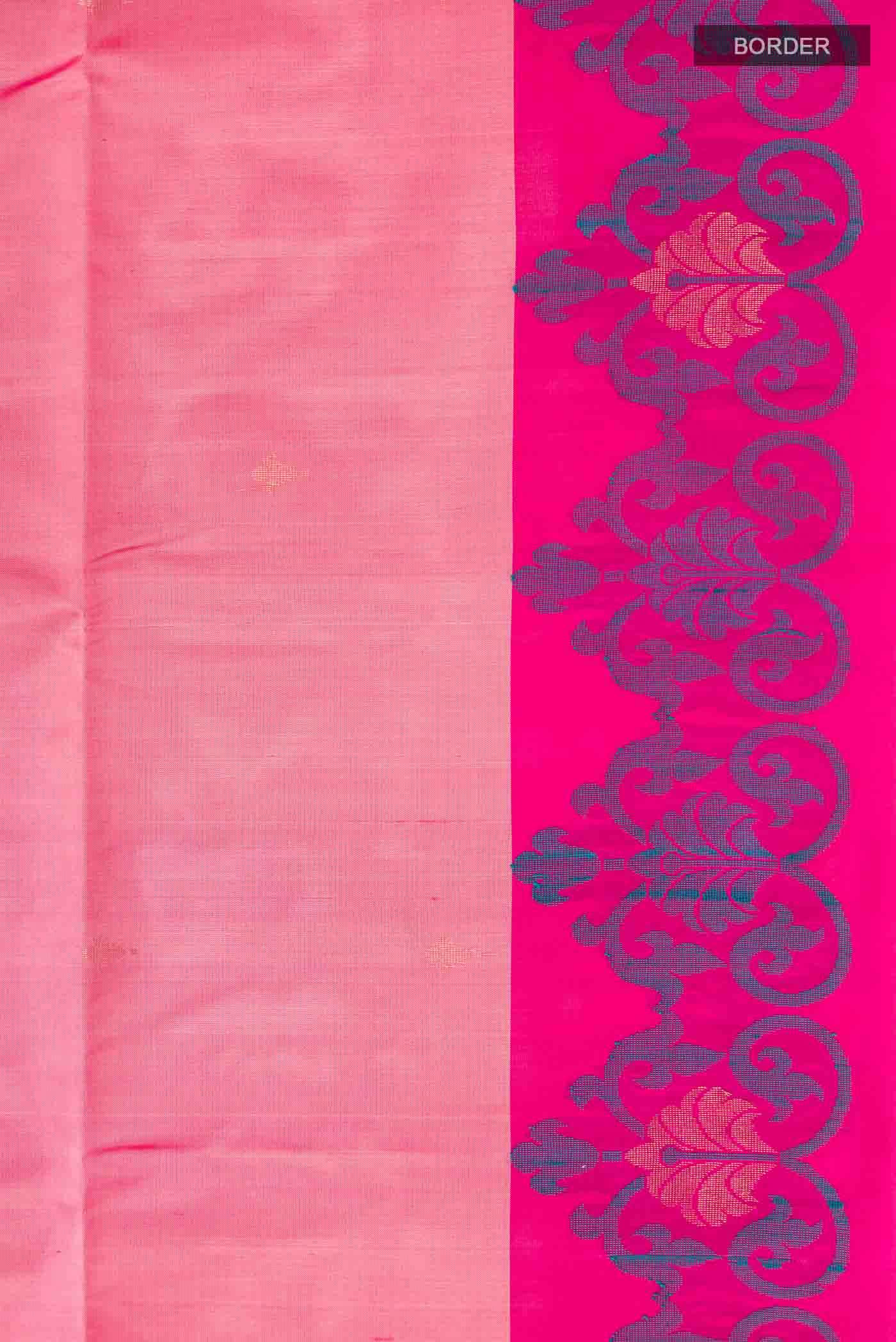 Pink Soft Silk Saree