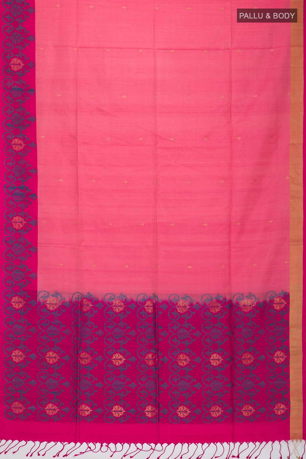 Pink Soft Silk Saree
