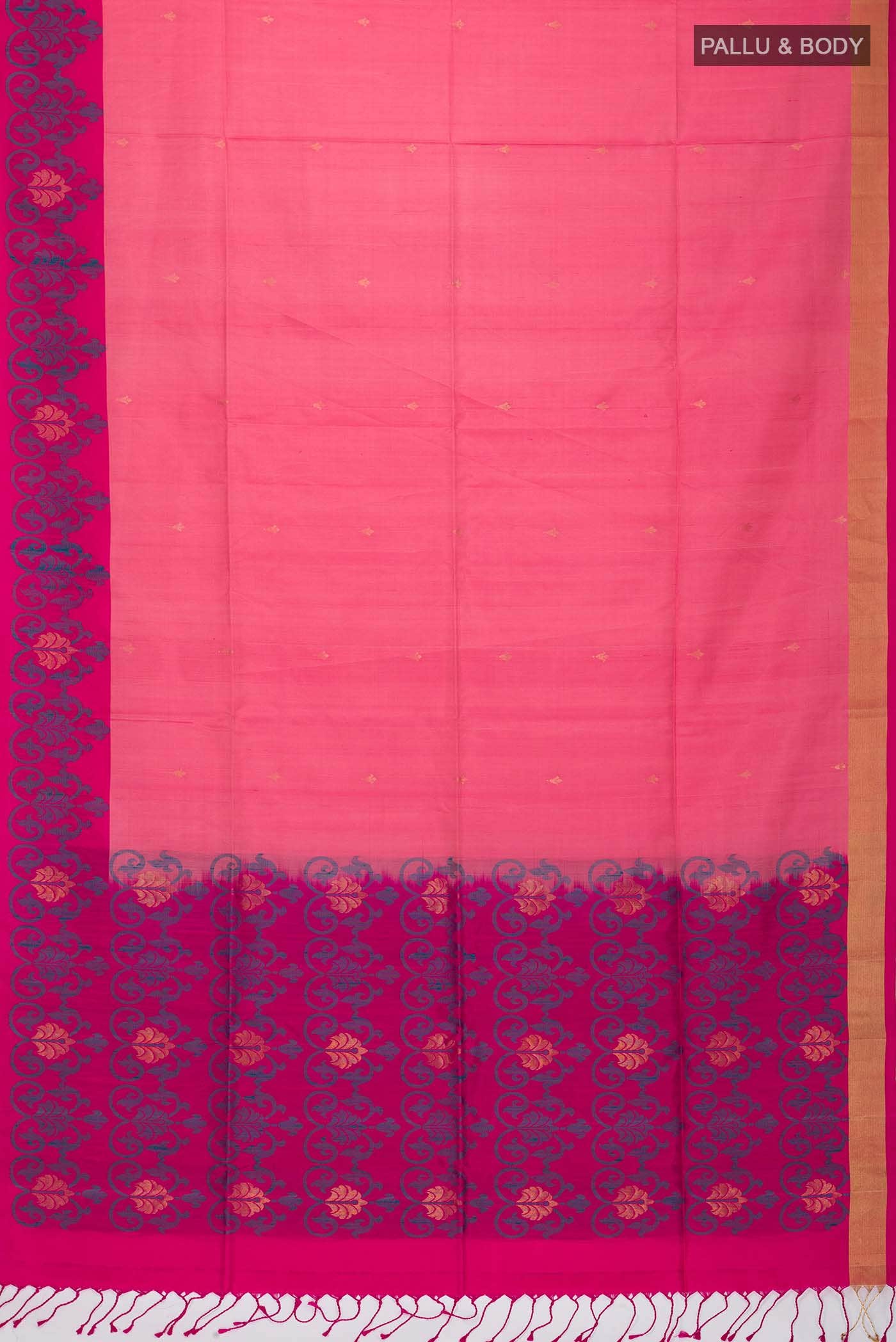 Pink Soft Silk Saree