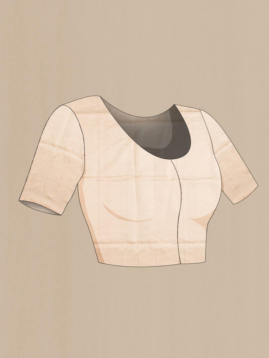 Beige Soft Silk Saree