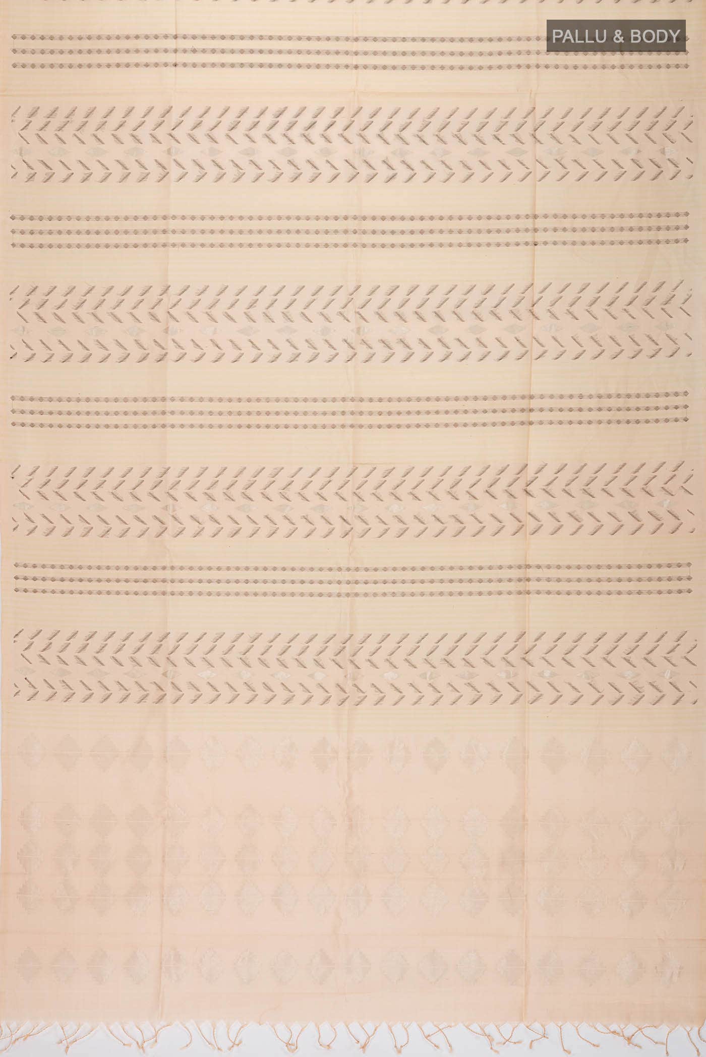 Beige Soft Silk Saree