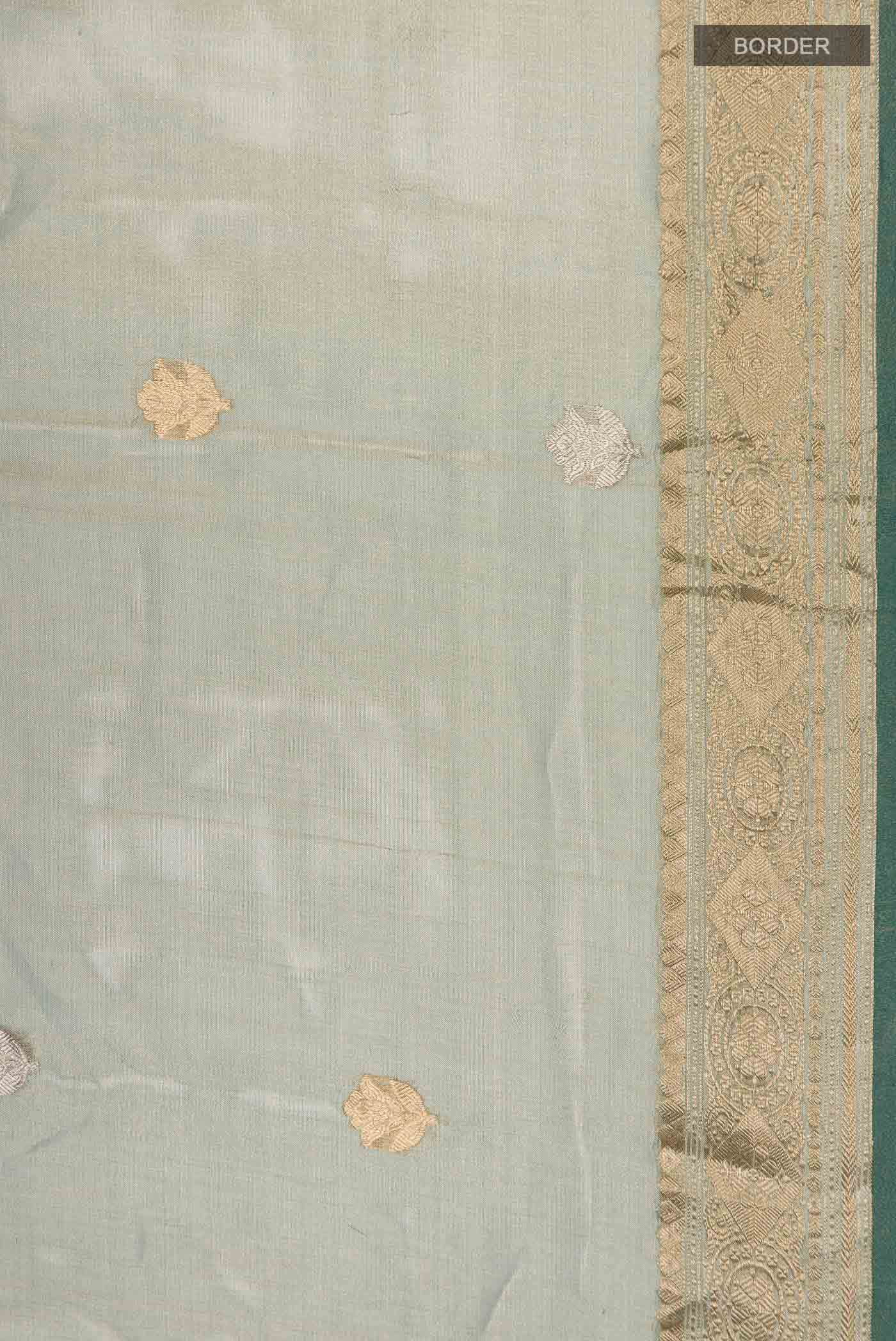 Green Organza Silk Saree