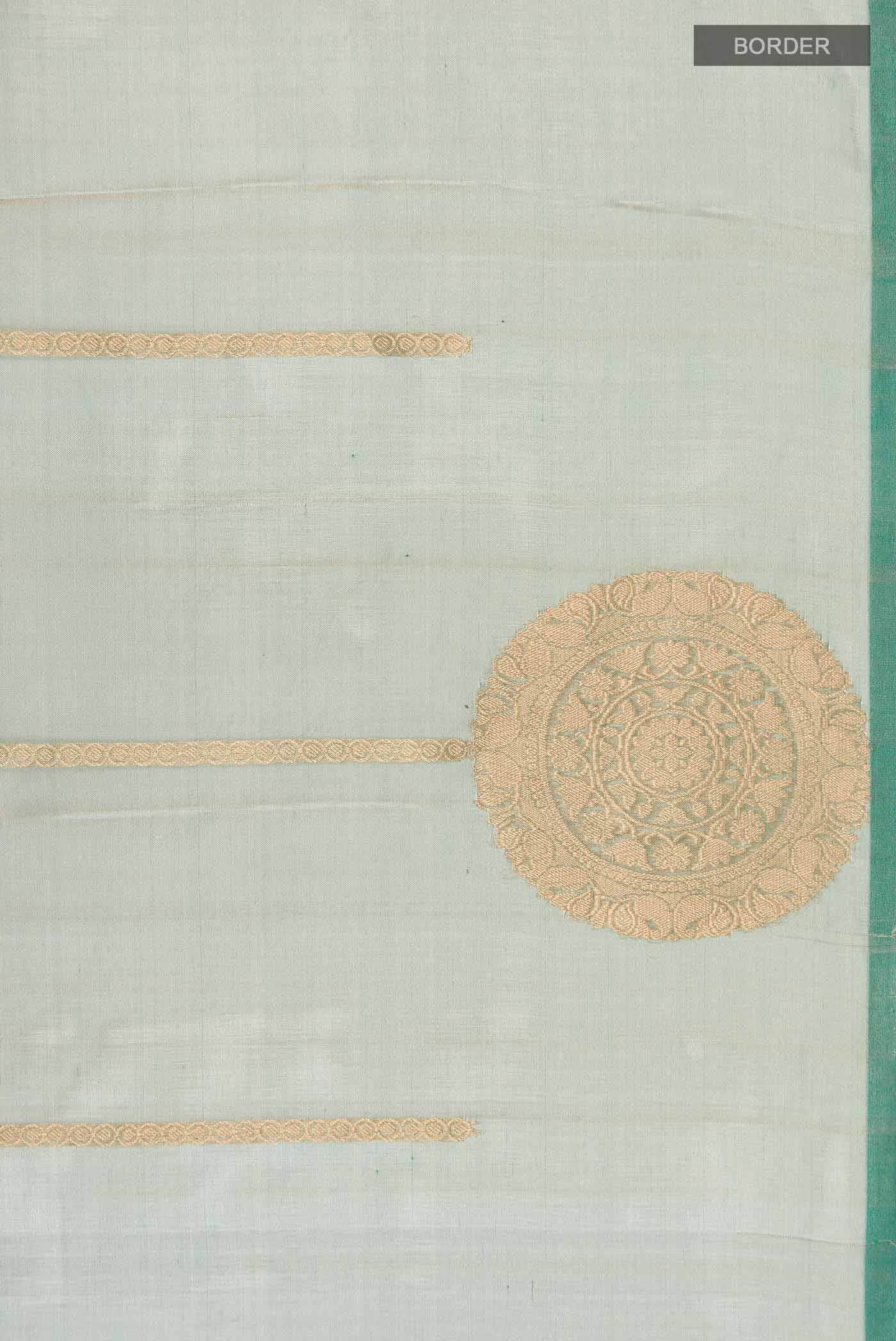 Green Organza Silk Saree