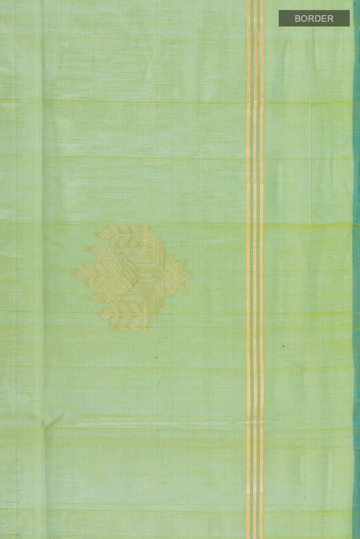Green Silk Cotton Saree