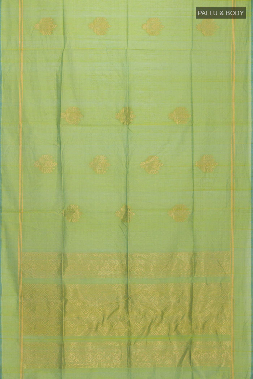 Green Silk Cotton Saree