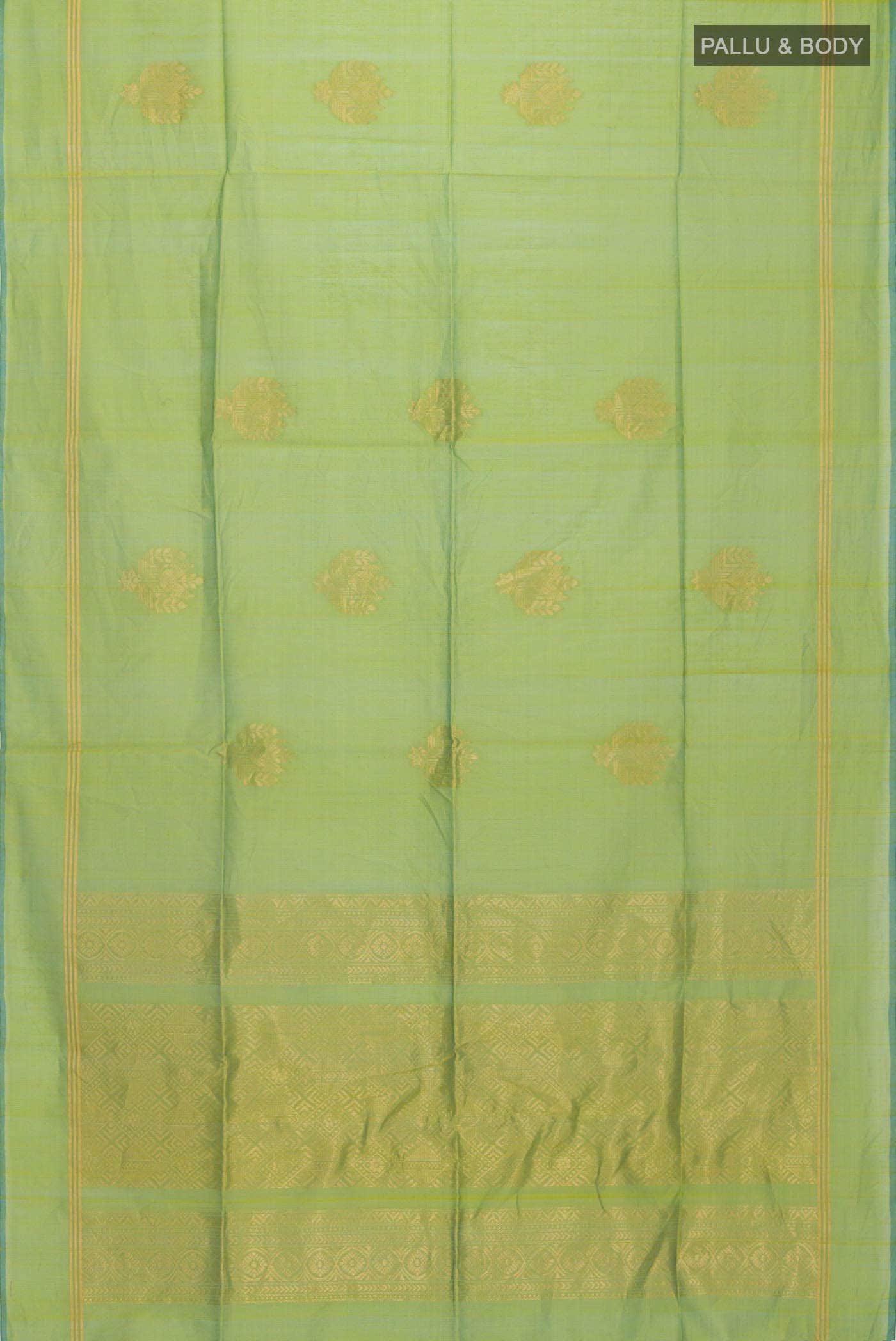 Green Silk Cotton Saree
