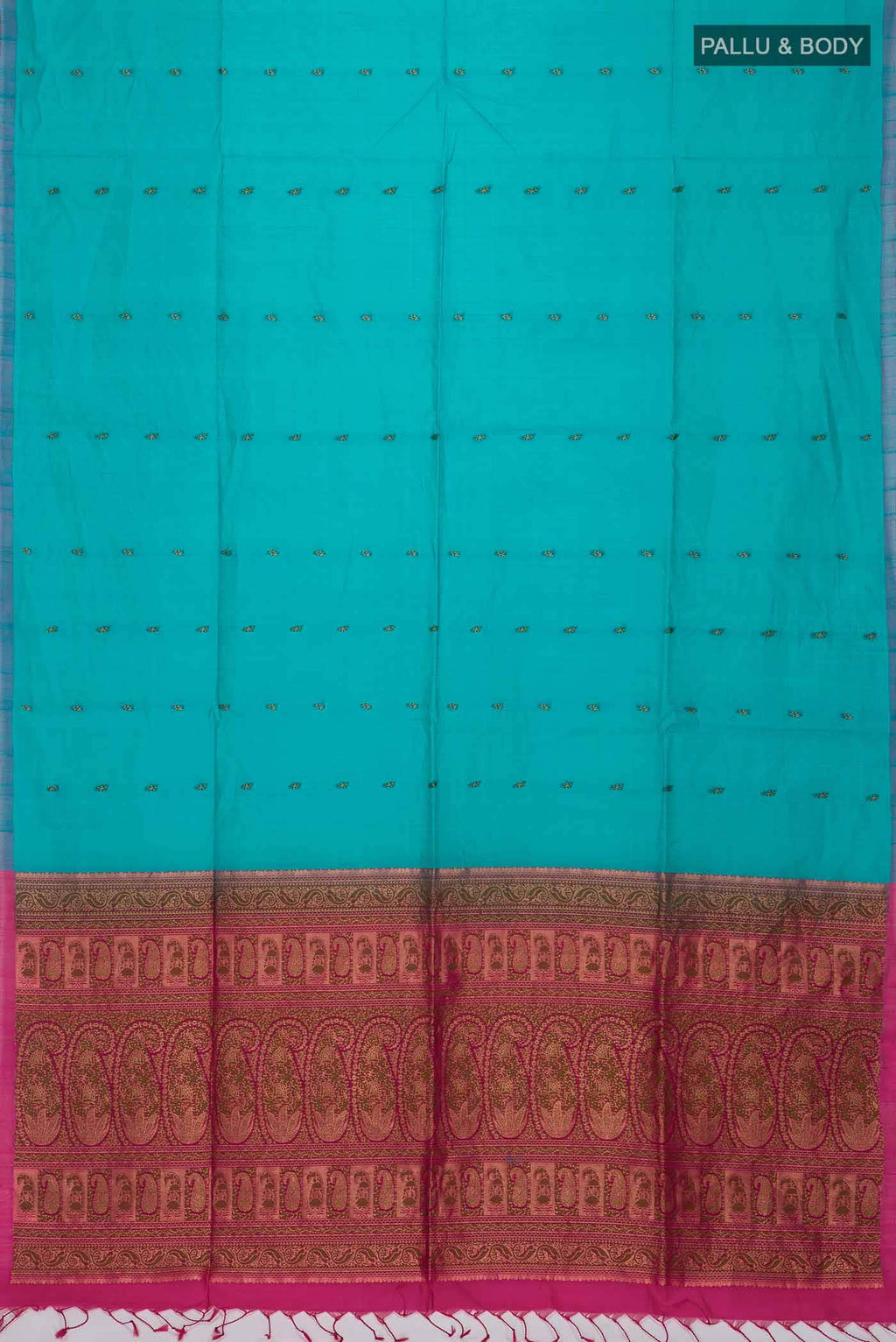 Blue Silk Cotton Saree