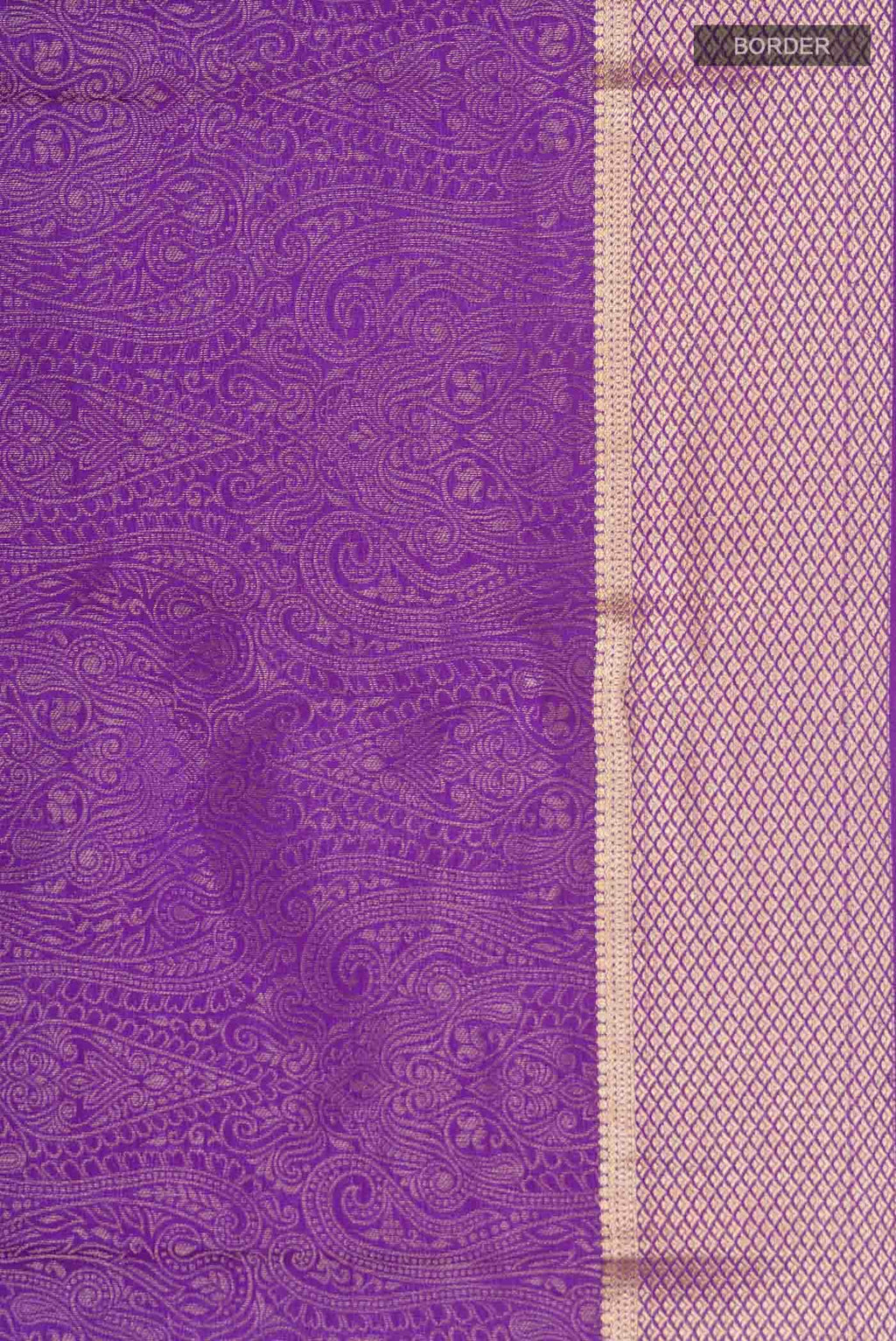 Lavender Mysore Crepe Saree