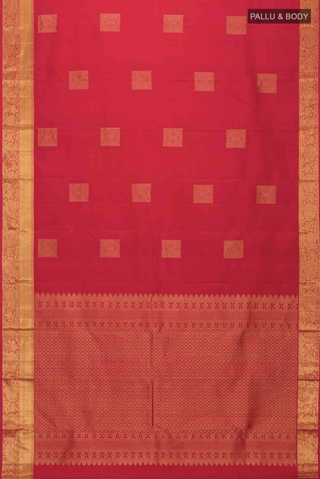 Red Kanchipuram Silk Saree