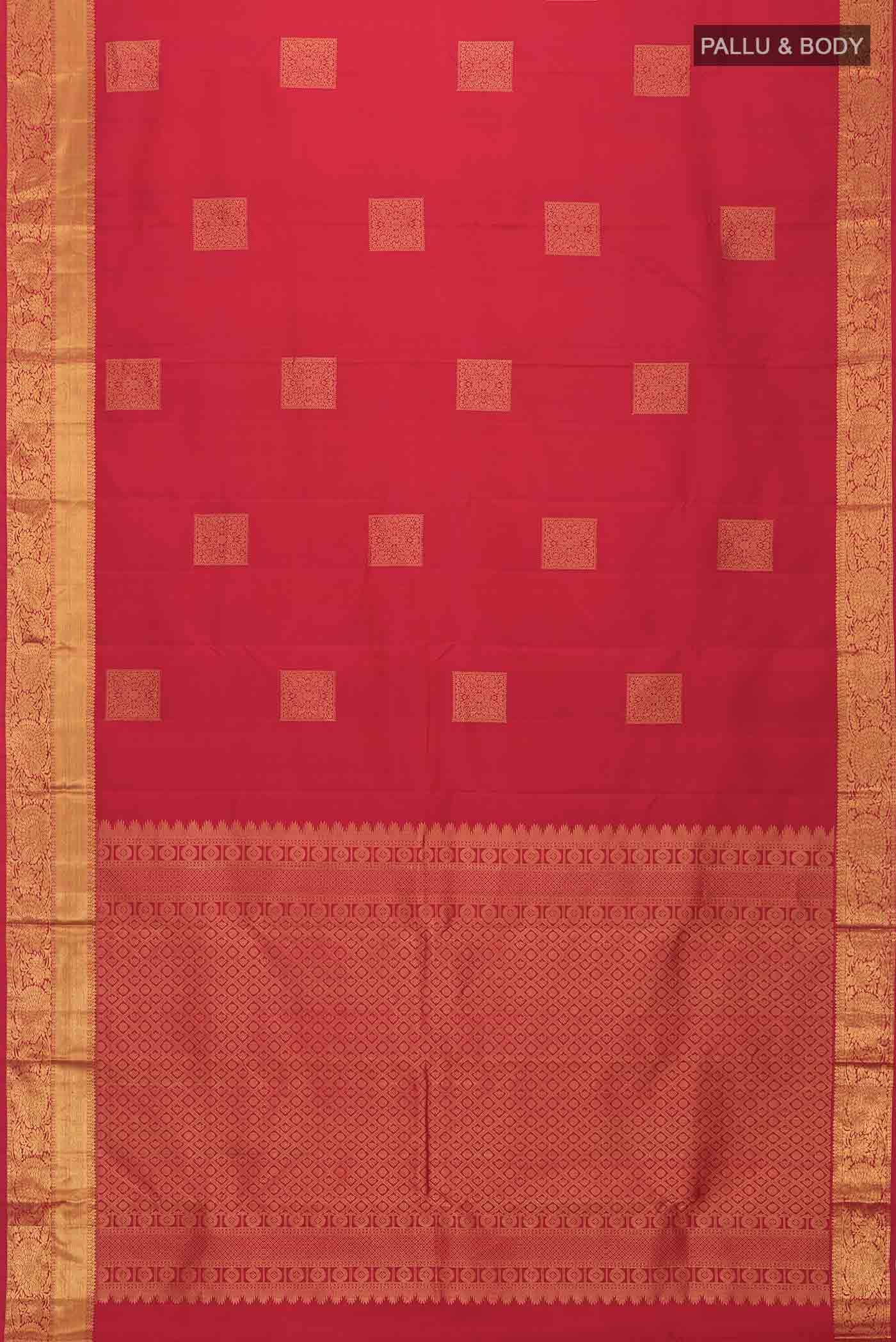 Red Kanchipuram Silk Saree