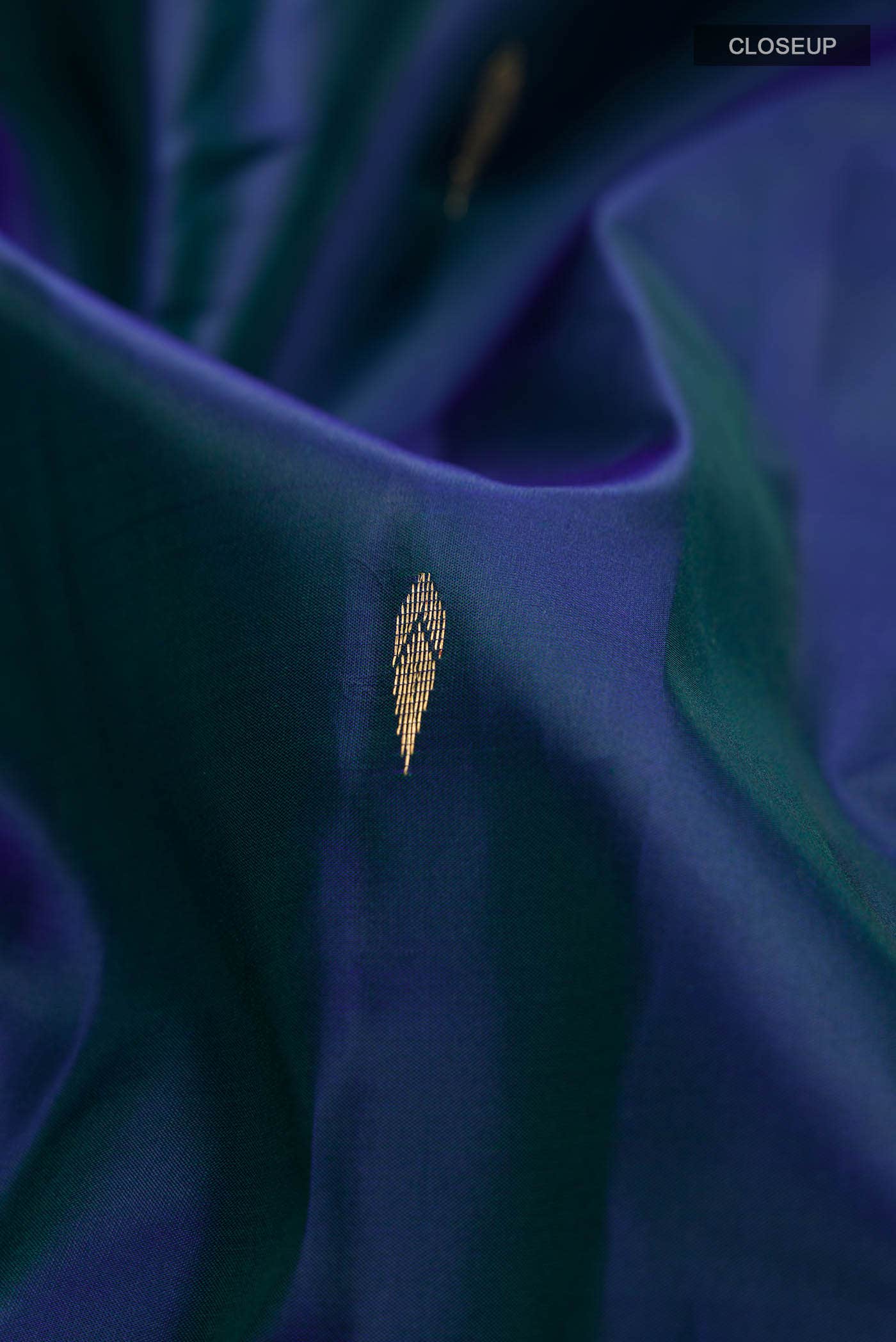 Blue Kanchipuram Silk Saree