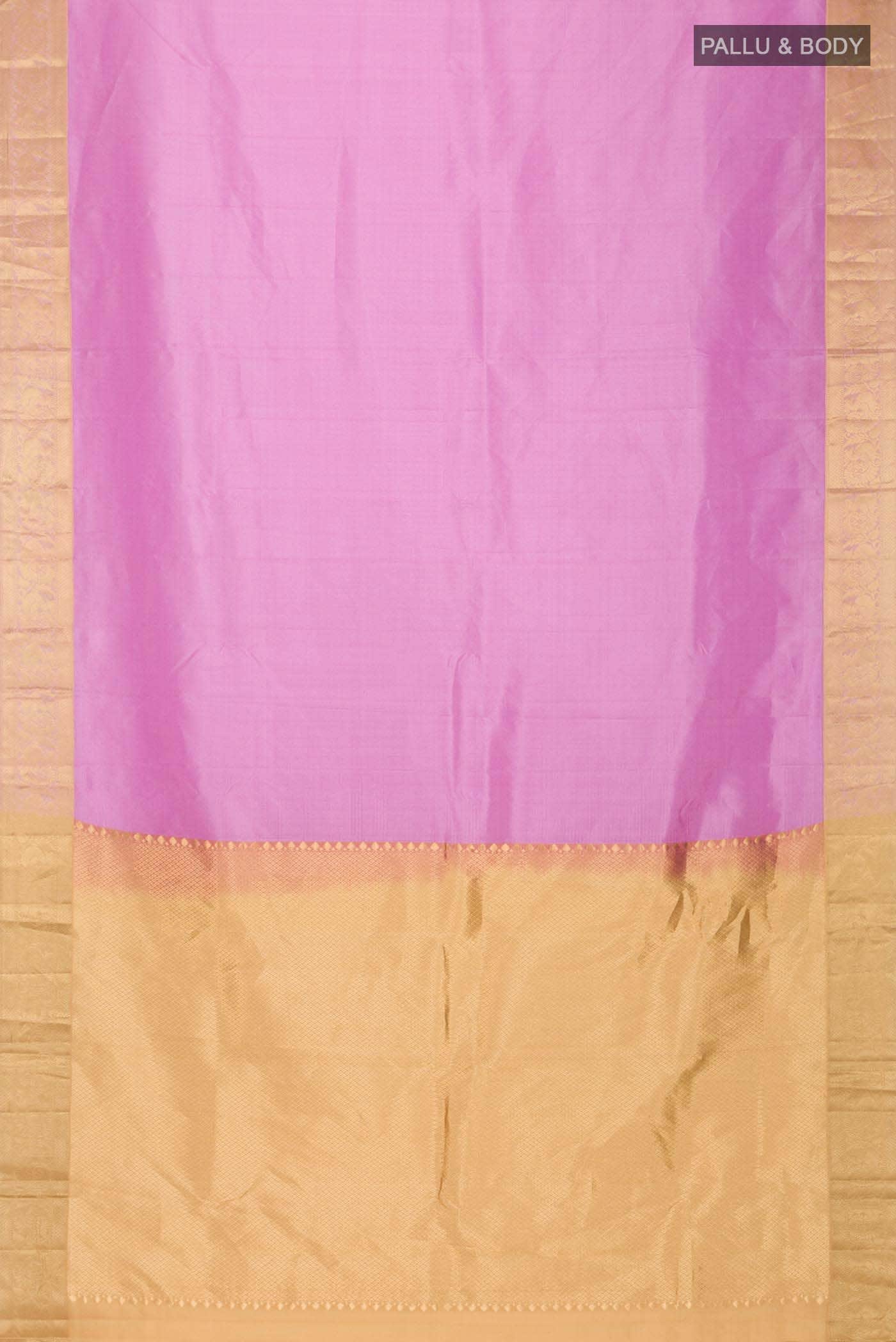 Pink Kanchipuram Silk Saree