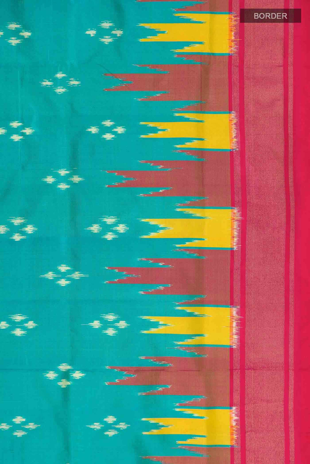 Blue Pochampally Silk Saree