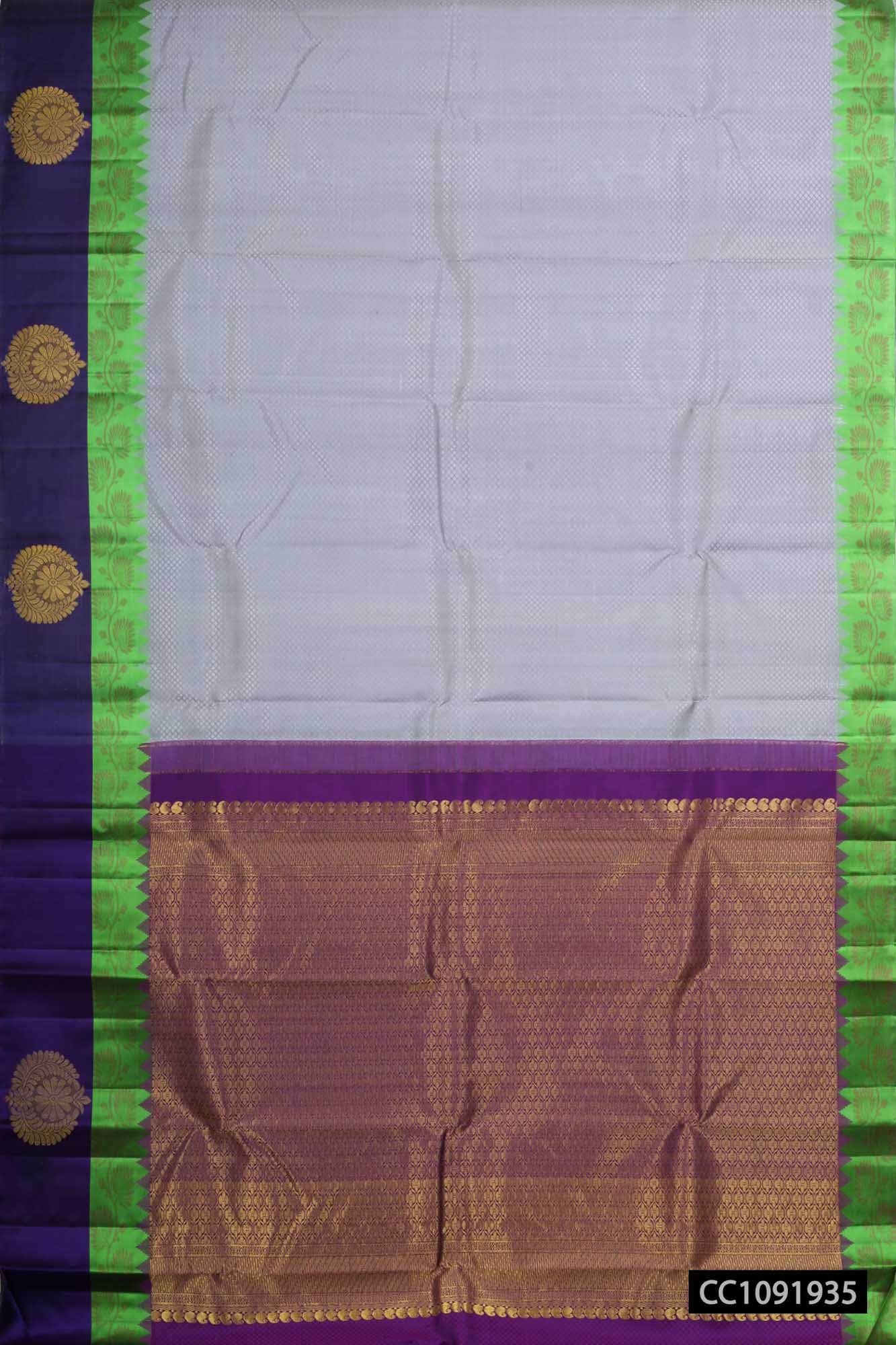 Lavender Kanchipuram Silk Saree