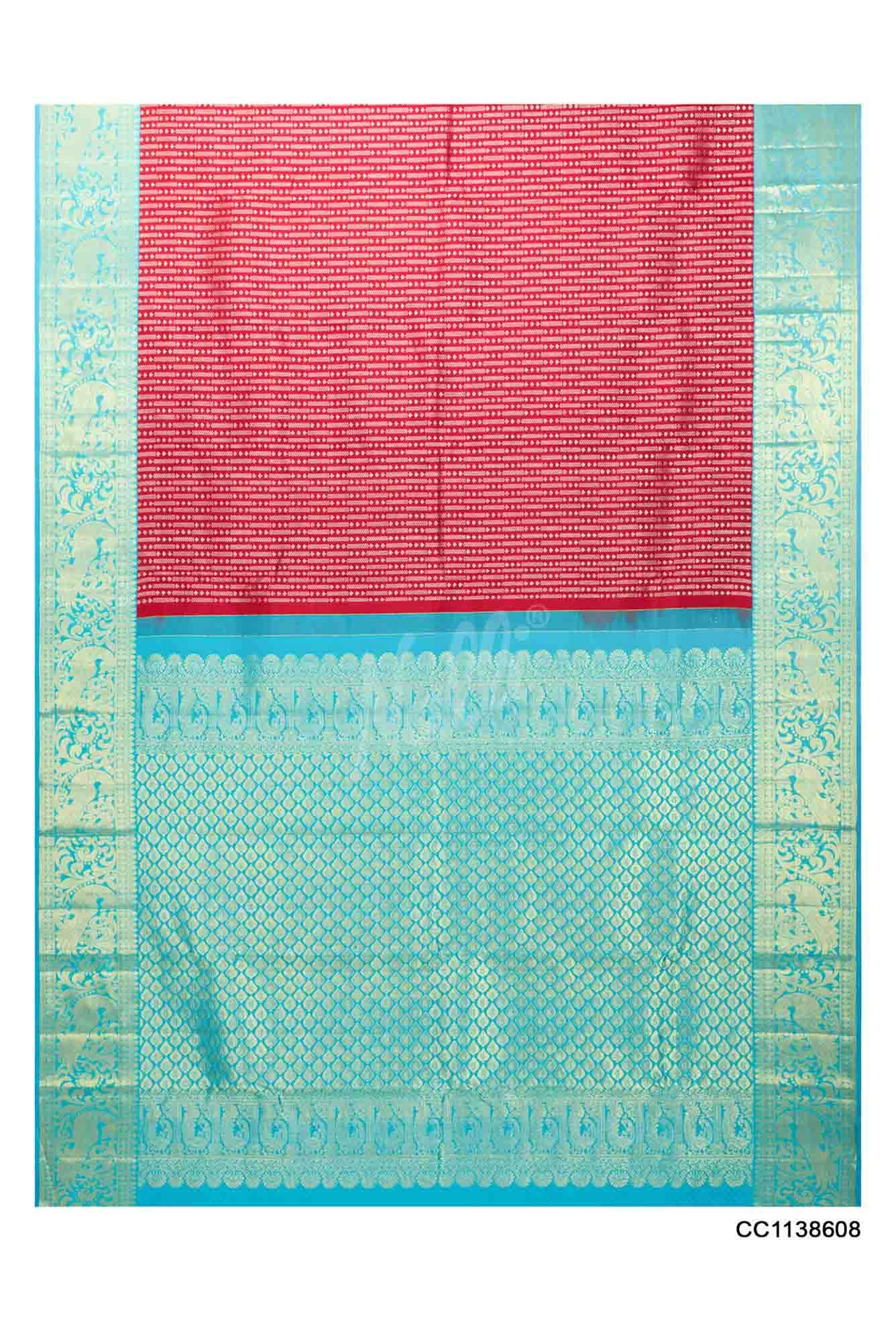 Maroon Kanchipuram Saree