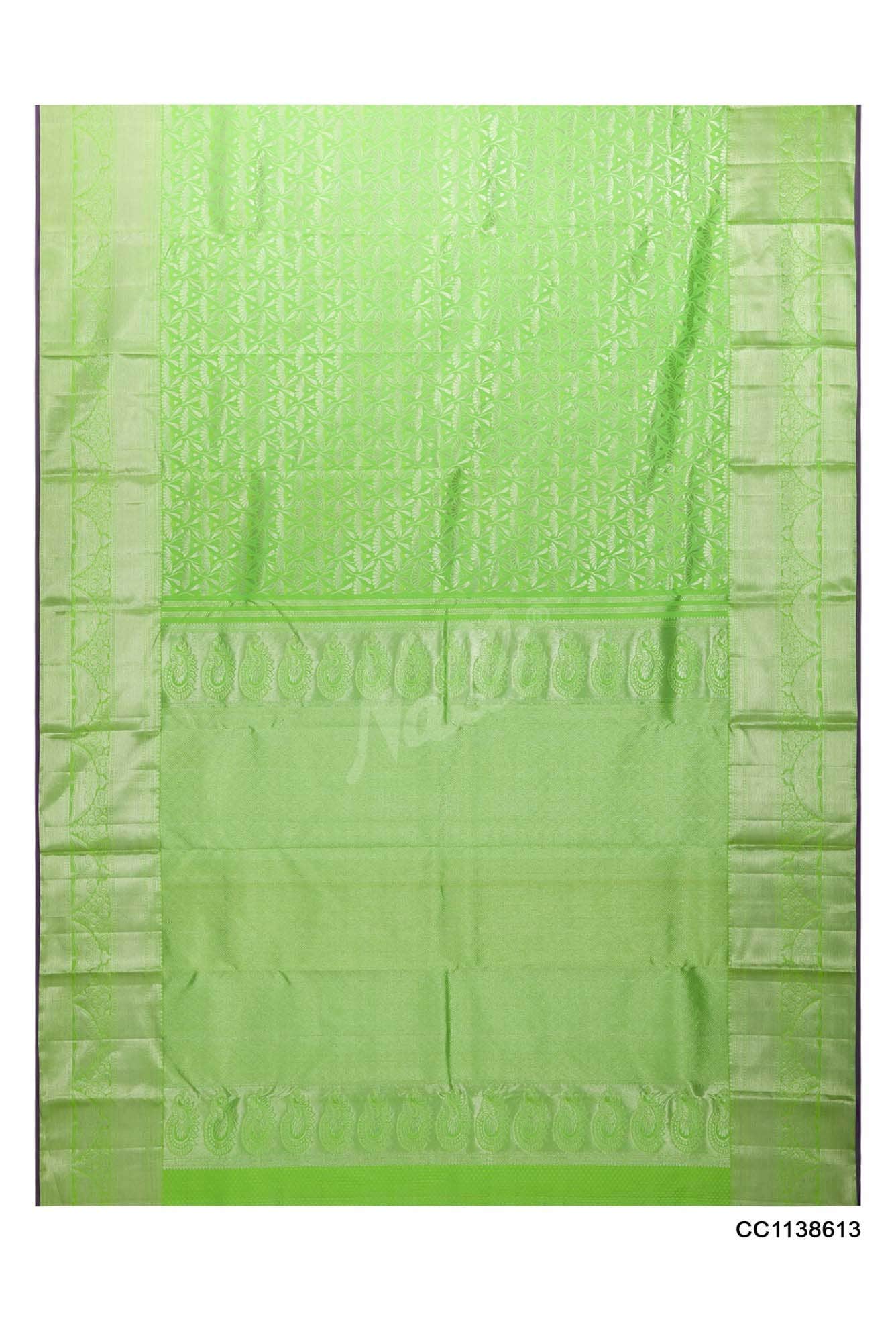 Green Kanchipuram Saree