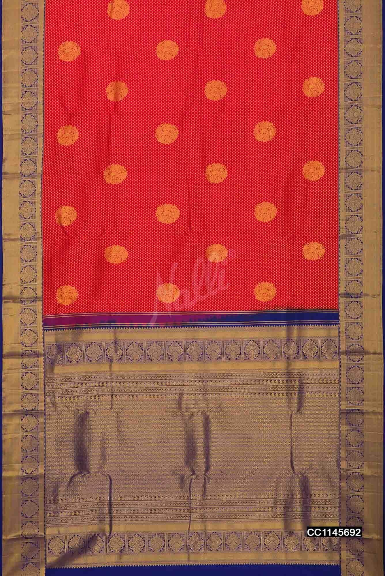 Red Kanchipuram Silk Saree