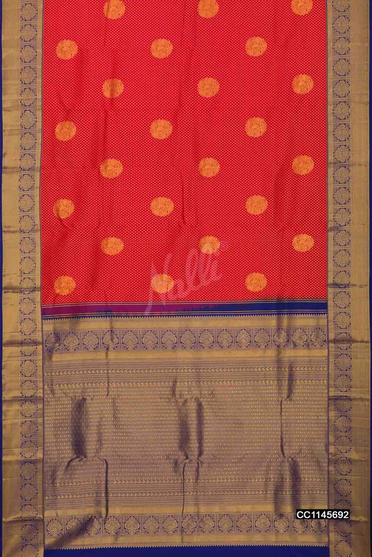 Red Kanchipuram Silk Saree