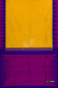 Yellow Kanchipuram Silk Saree