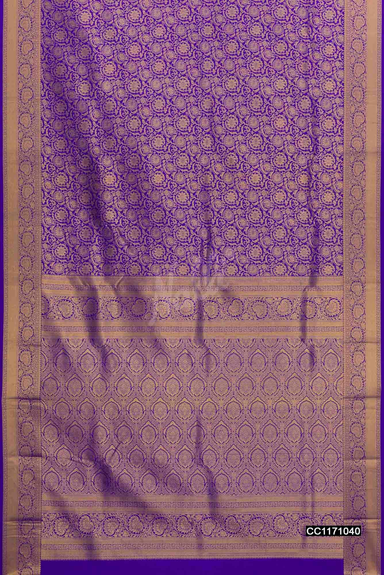 Royal Blue Kanchipuram Silk Saree