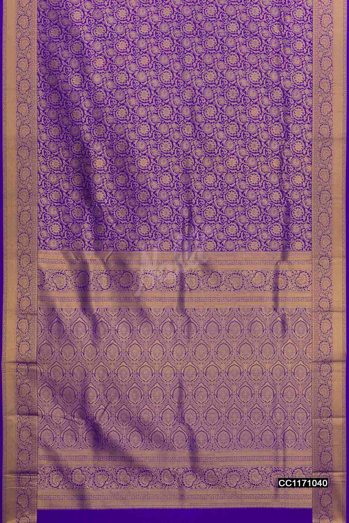 Royal Blue Kanchipuram Silk Saree