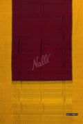 Maroon Kanchipuram Silk Saree