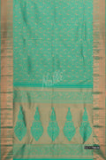 Sea Green Kanchipuram Silk Saree
