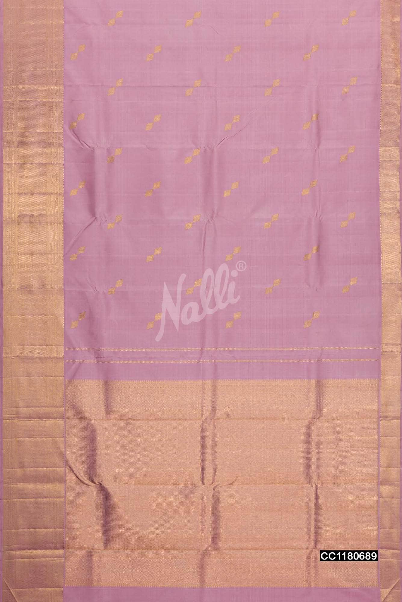 Lavender Kanchipuram Silk Saree