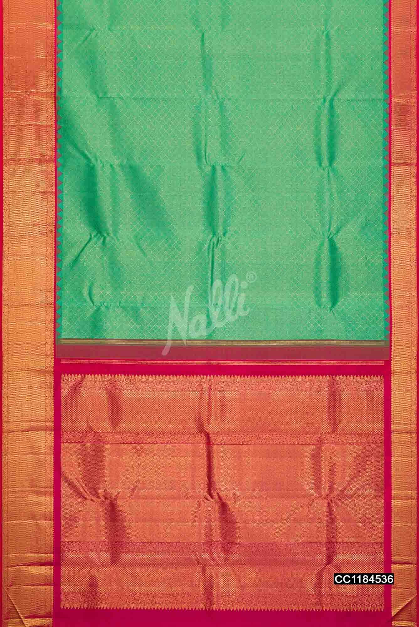 Green Kanchipuram Silk Saree