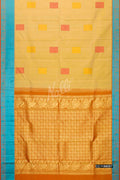 Sandal Kanchipuram Silk Saree