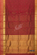 Maroon Kanchipuram Silk Saree