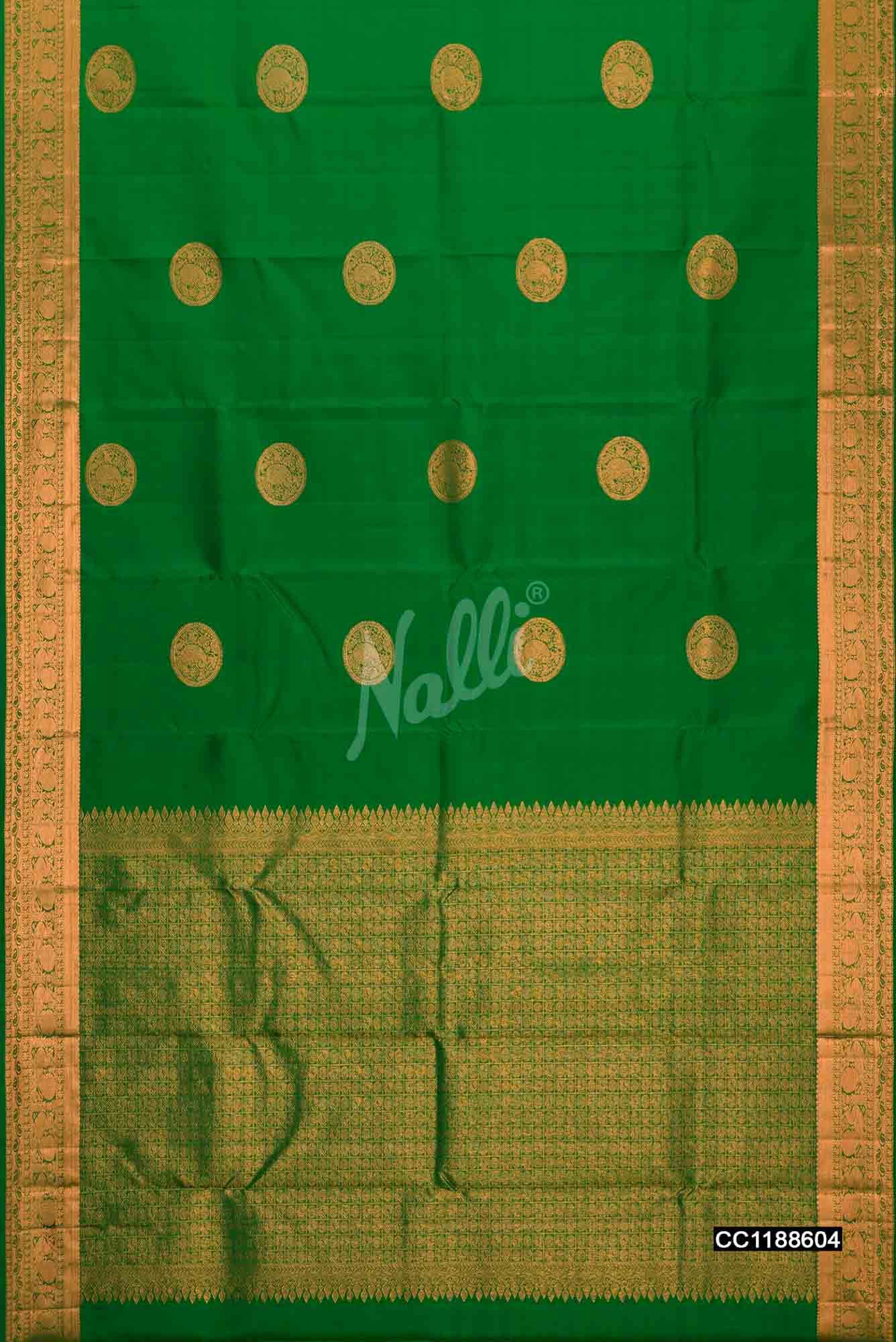 Green Kanchipuram Silk Saree